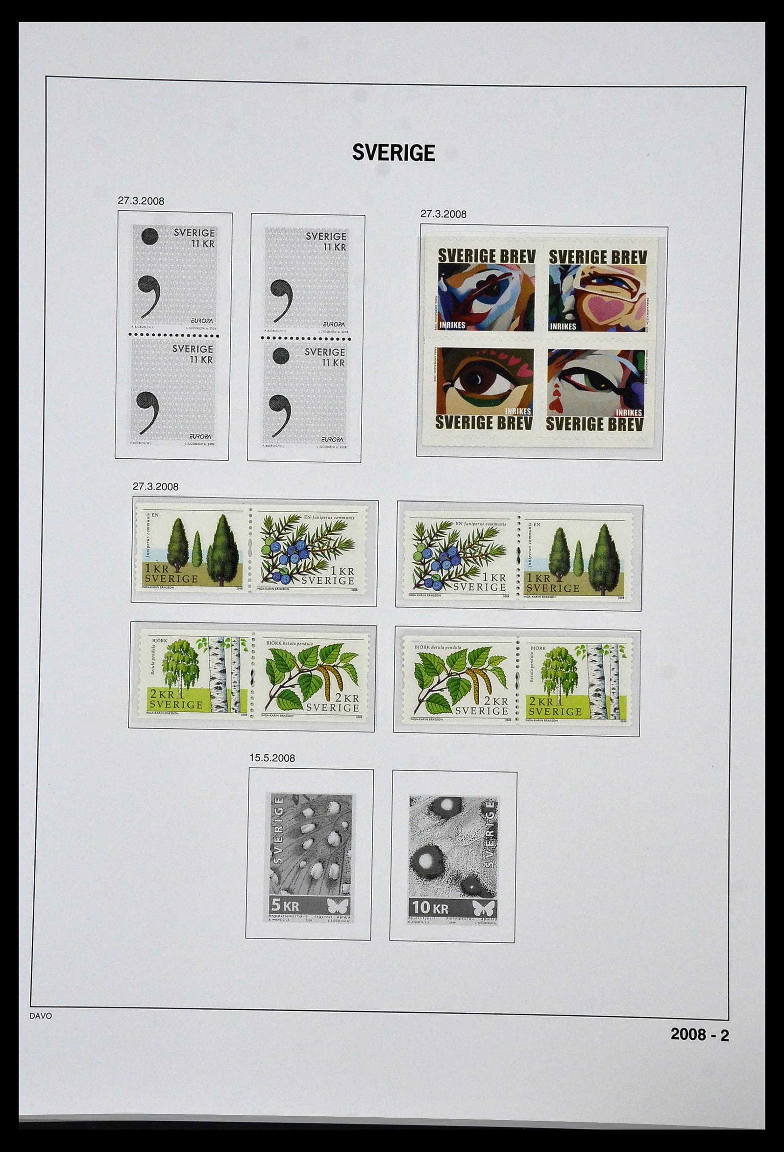 34292 266 - Stamp collection 34292 Sweden 1891-2015!