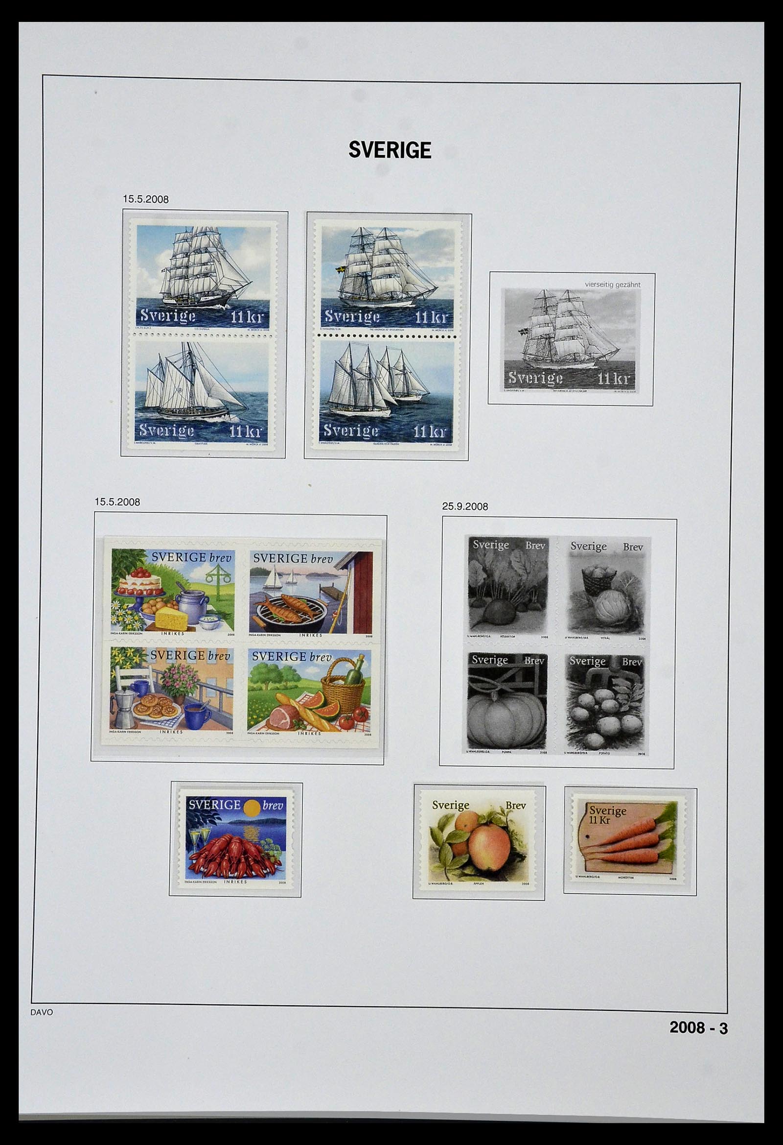 34292 267 - Stamp collection 34292 Sweden 1891-2015!
