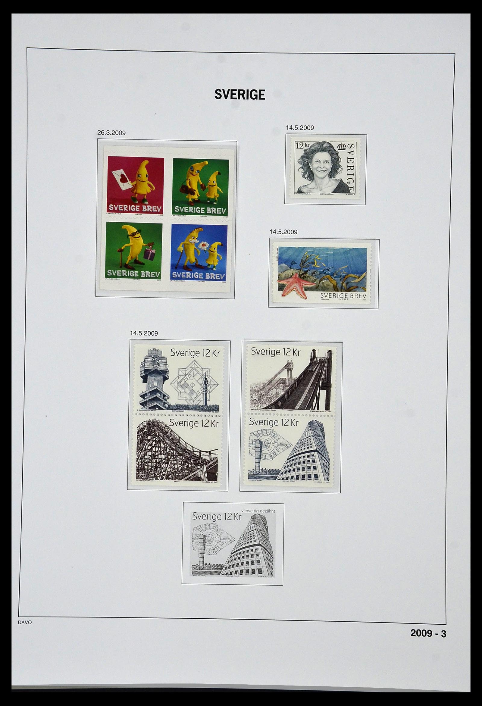 34292 272 - Stamp collection 34292 Sweden 1891-2015!
