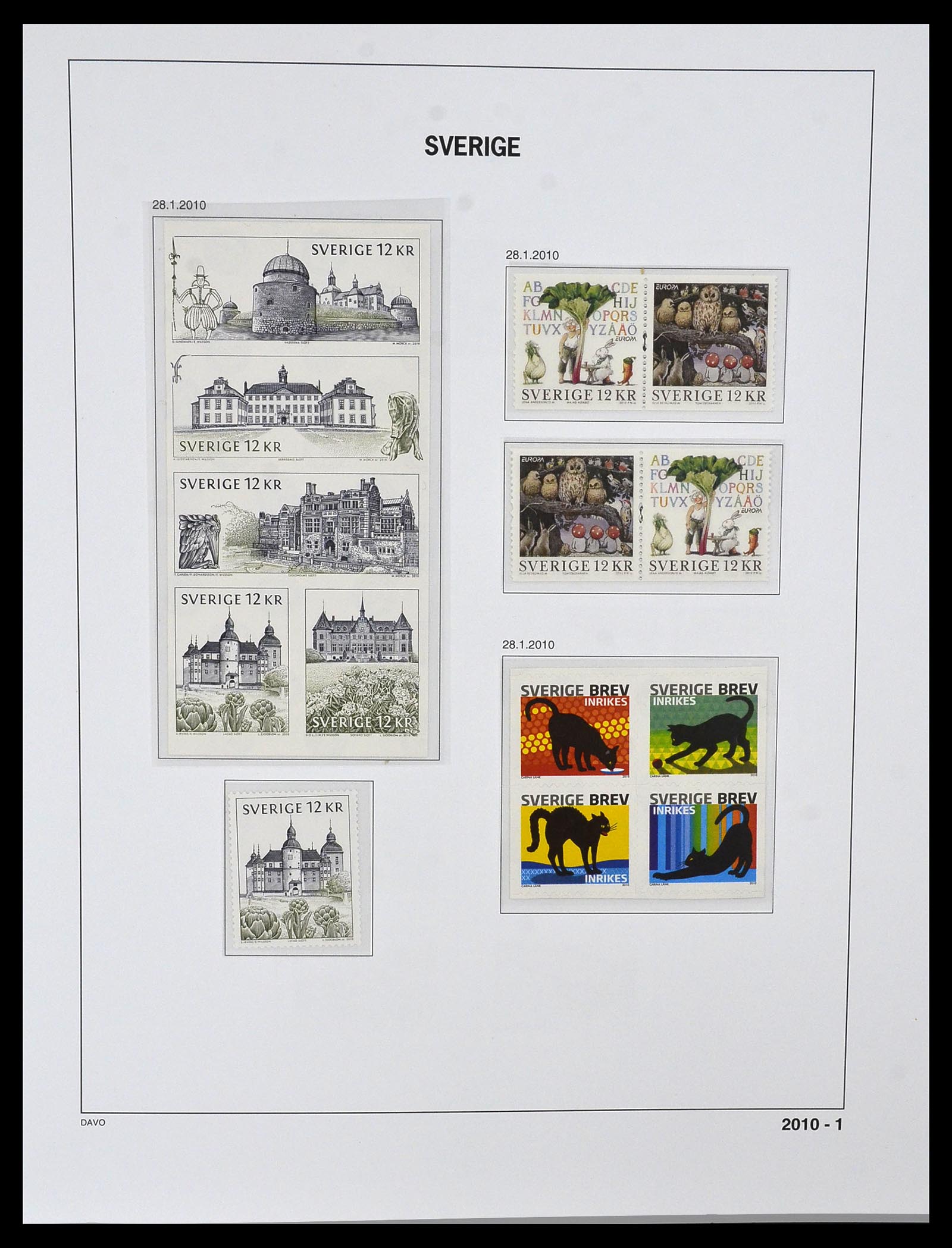 34292 275 - Stamp collection 34292 Sweden 1891-2015!