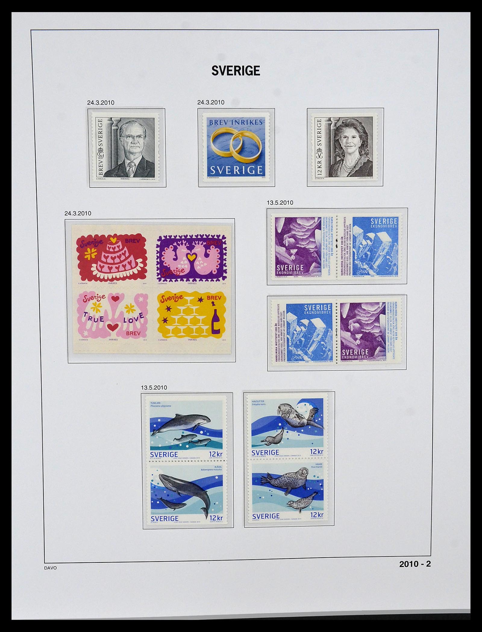 34292 276 - Stamp collection 34292 Sweden 1891-2015!