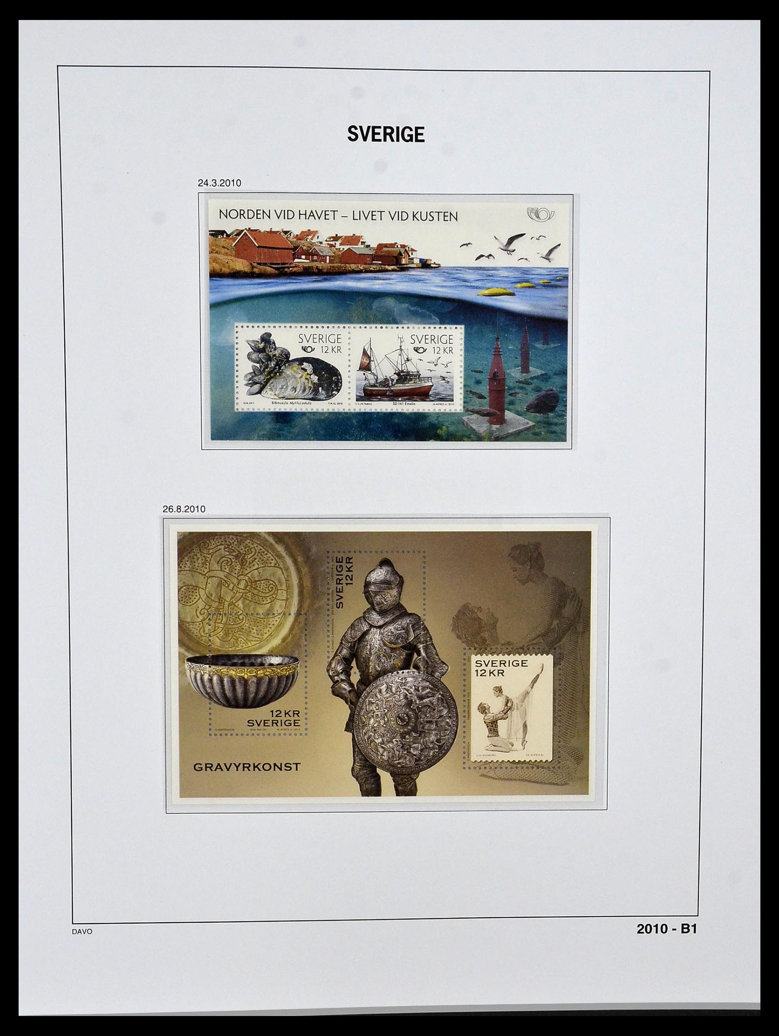 34292 280 - Stamp collection 34292 Sweden 1891-2015!