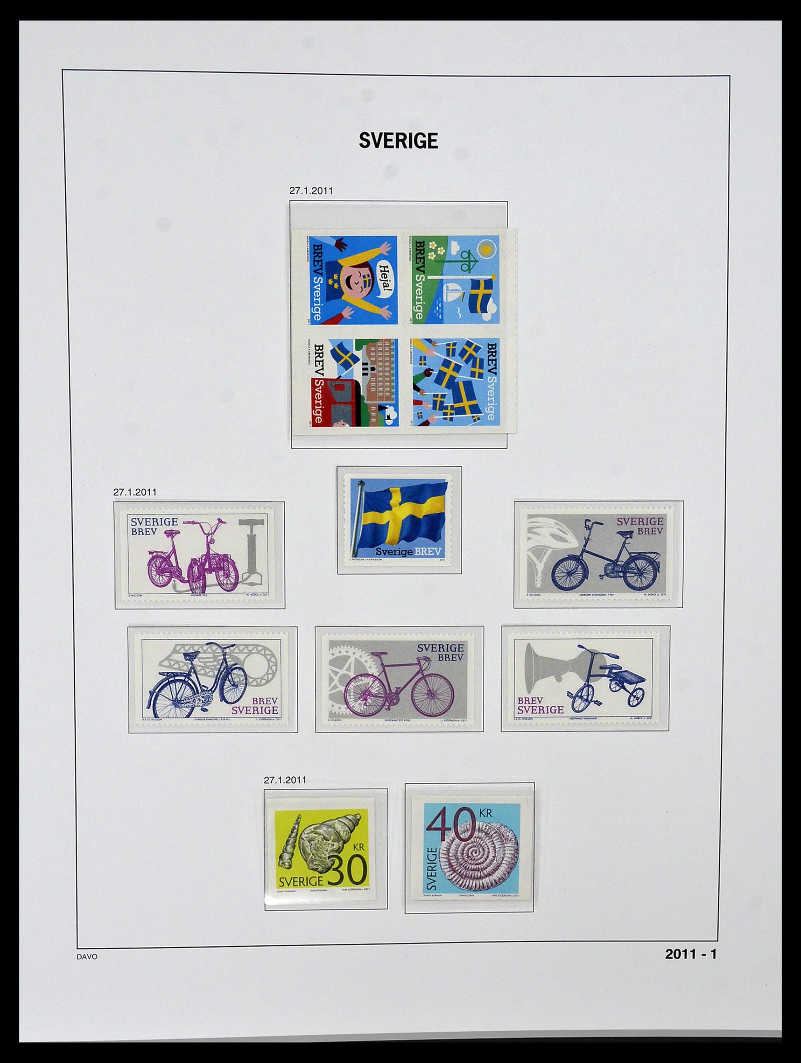 34292 282 - Postzegelverzameling 34292 Zweden 1891-2015!