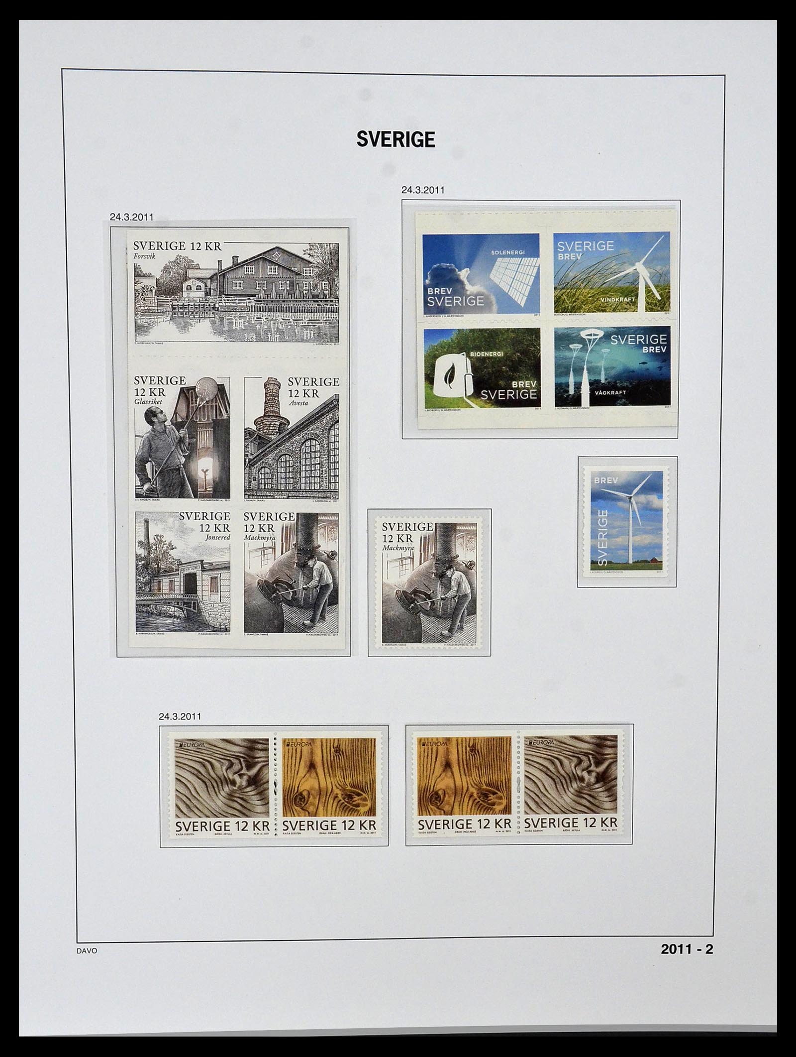 34292 283 - Postzegelverzameling 34292 Zweden 1891-2015!