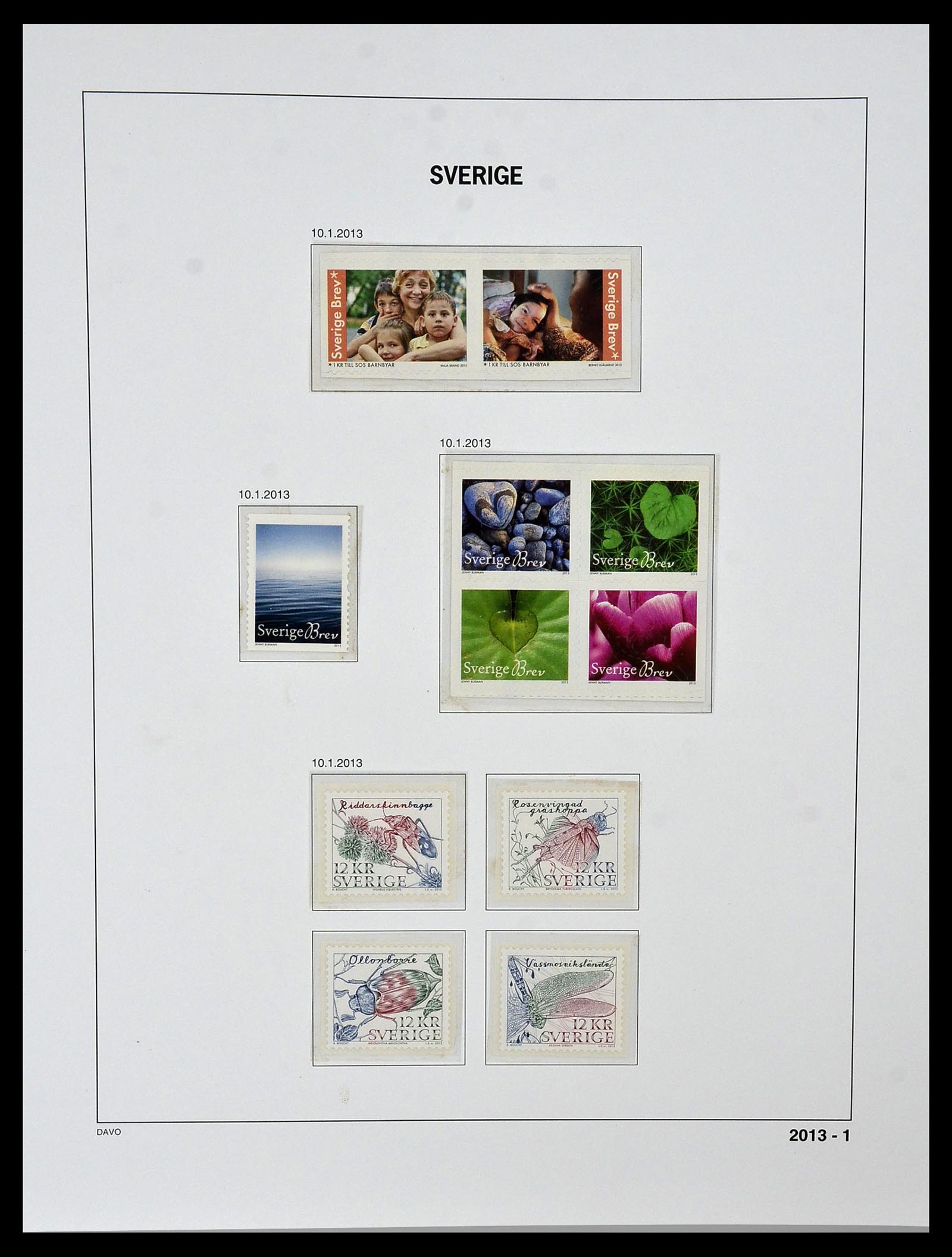 34292 294 - Stamp collection 34292 Sweden 1891-2015!