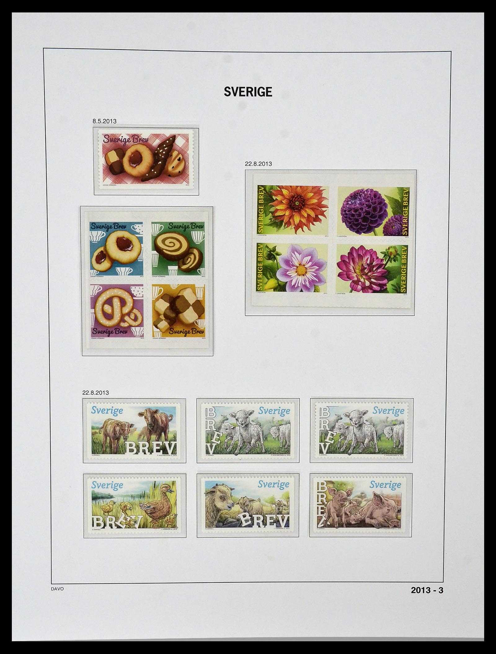 34292 296 - Stamp collection 34292 Sweden 1891-2015!