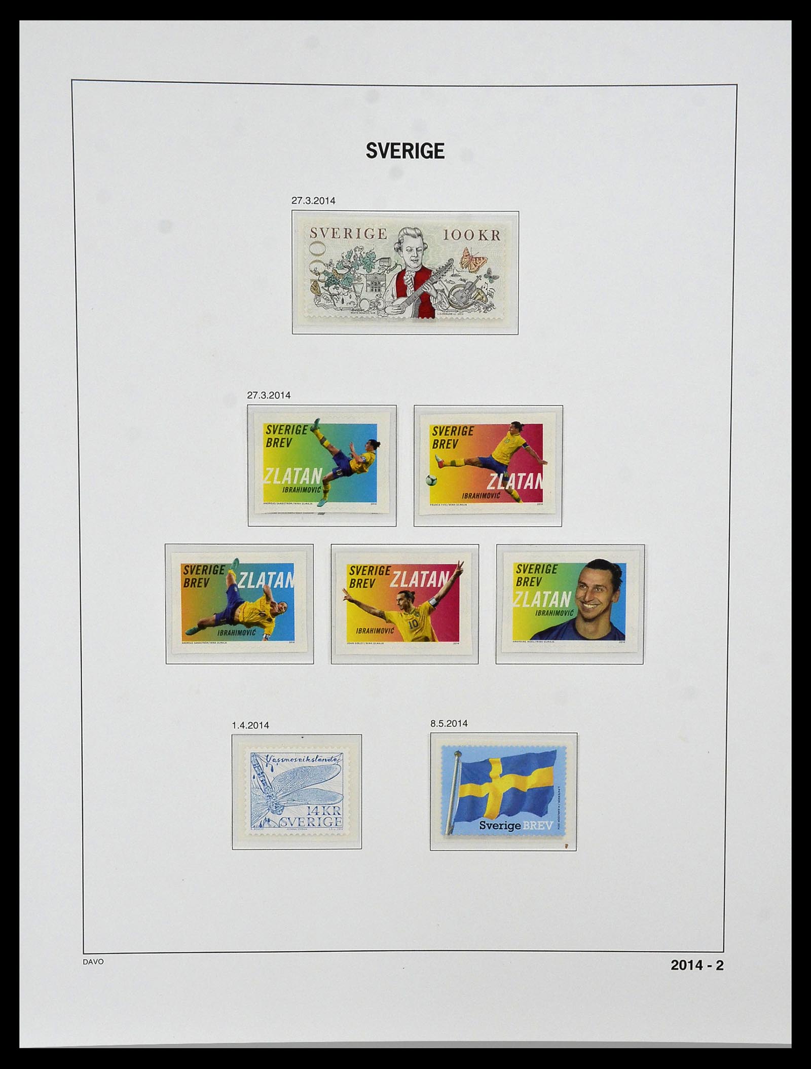 34292 301 - Postzegelverzameling 34292 Zweden 1891-2015!