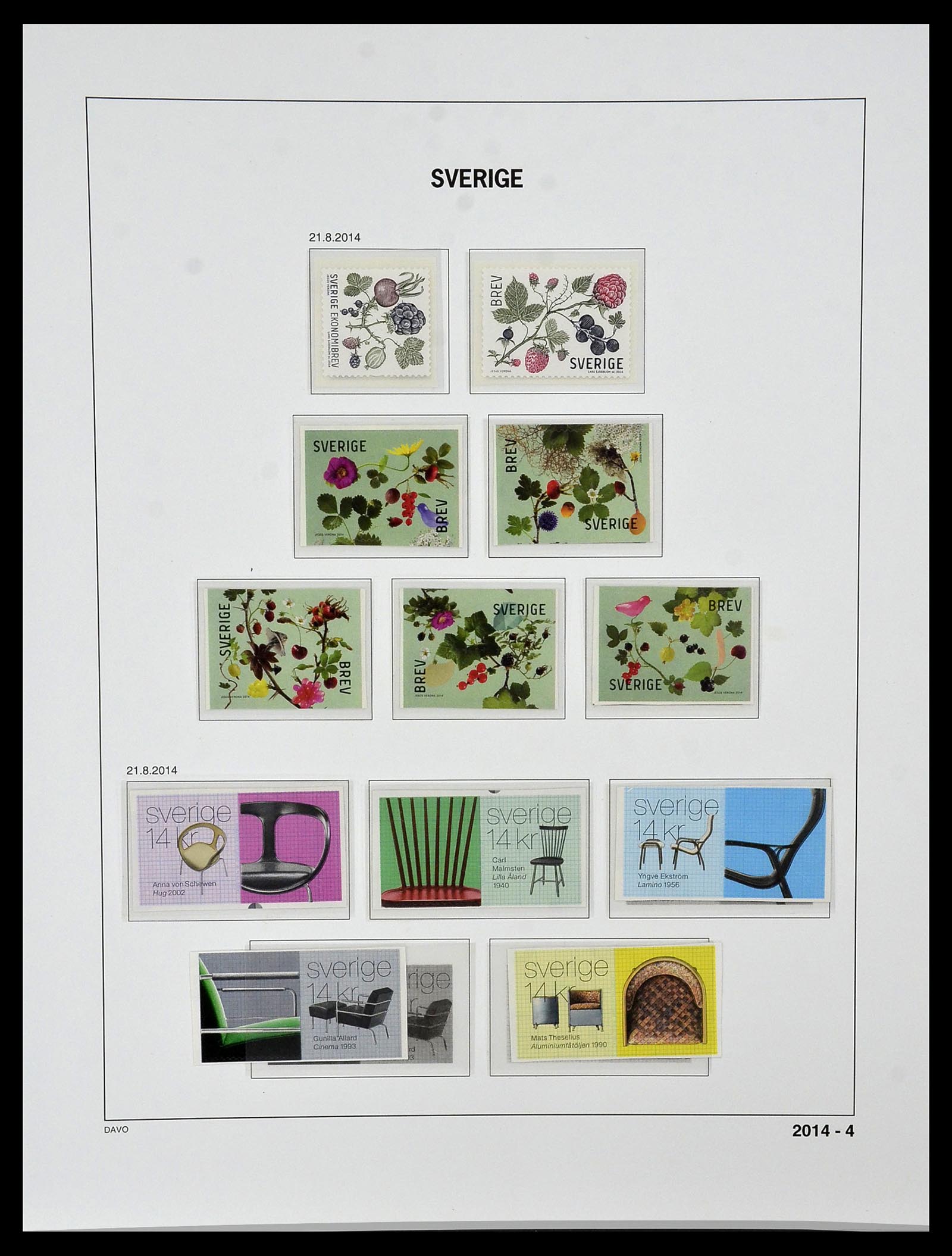 34292 303 - Postzegelverzameling 34292 Zweden 1891-2015!