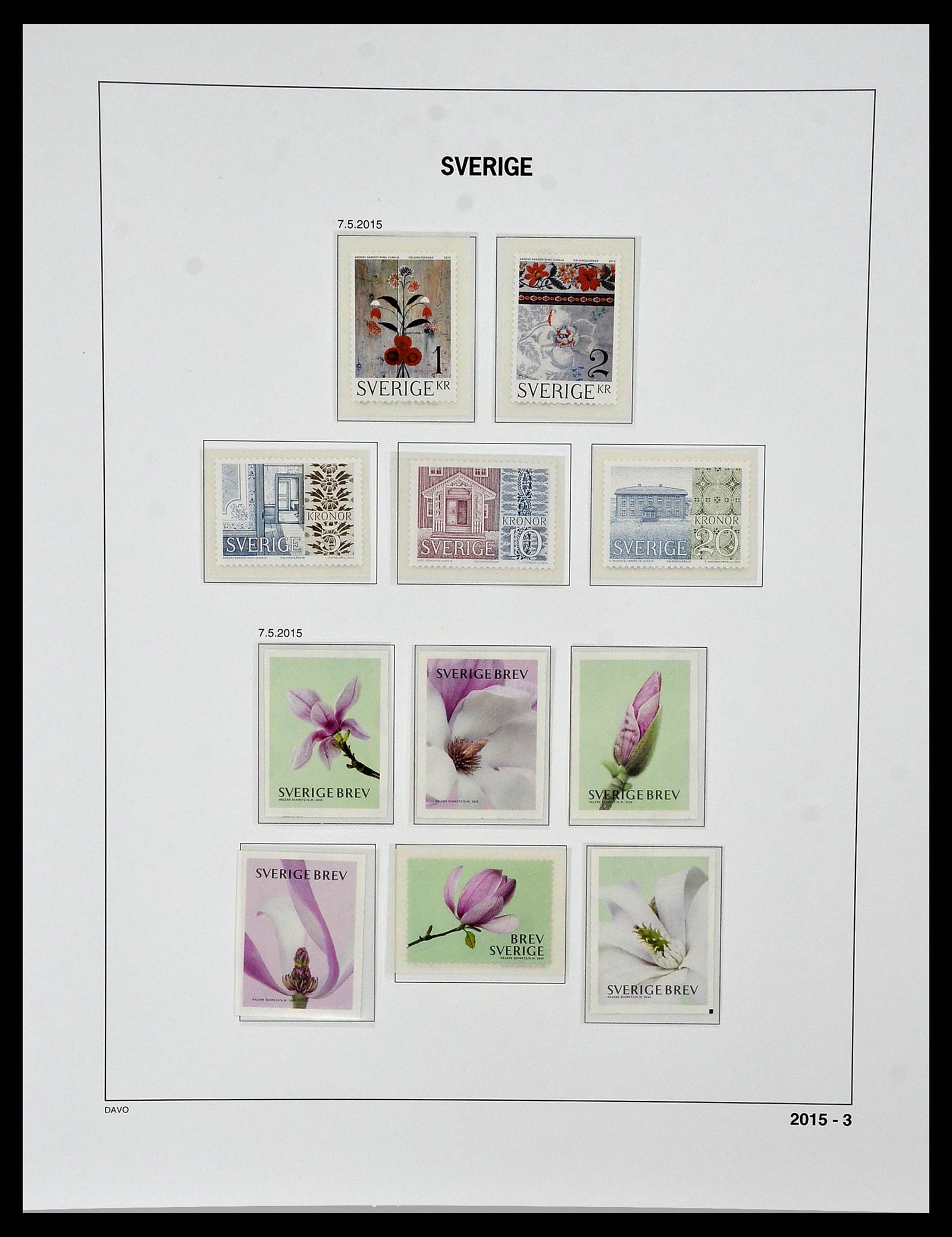 34292 309 - Stamp collection 34292 Sweden 1891-2015!