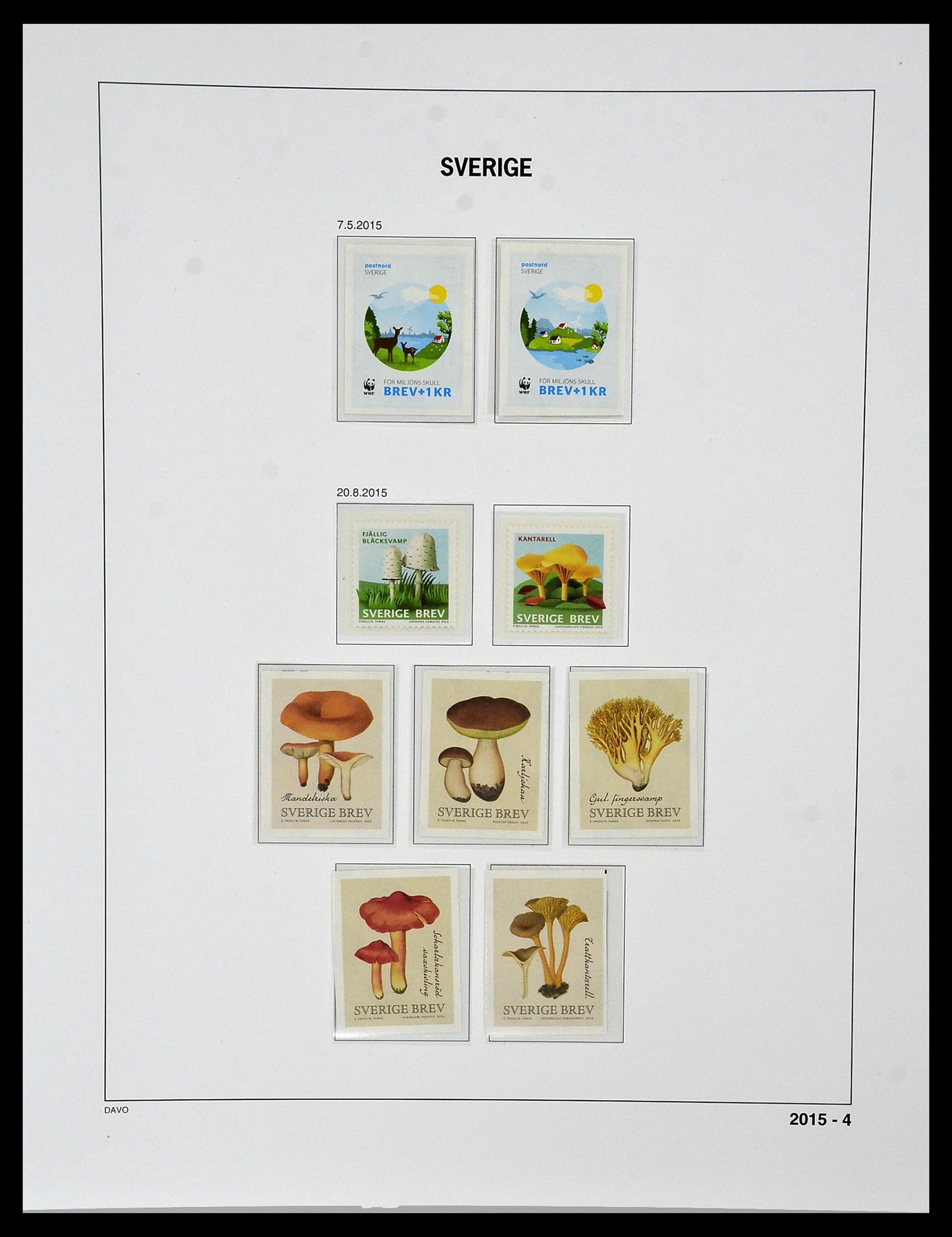 34292 310 - Postzegelverzameling 34292 Zweden 1891-2015!