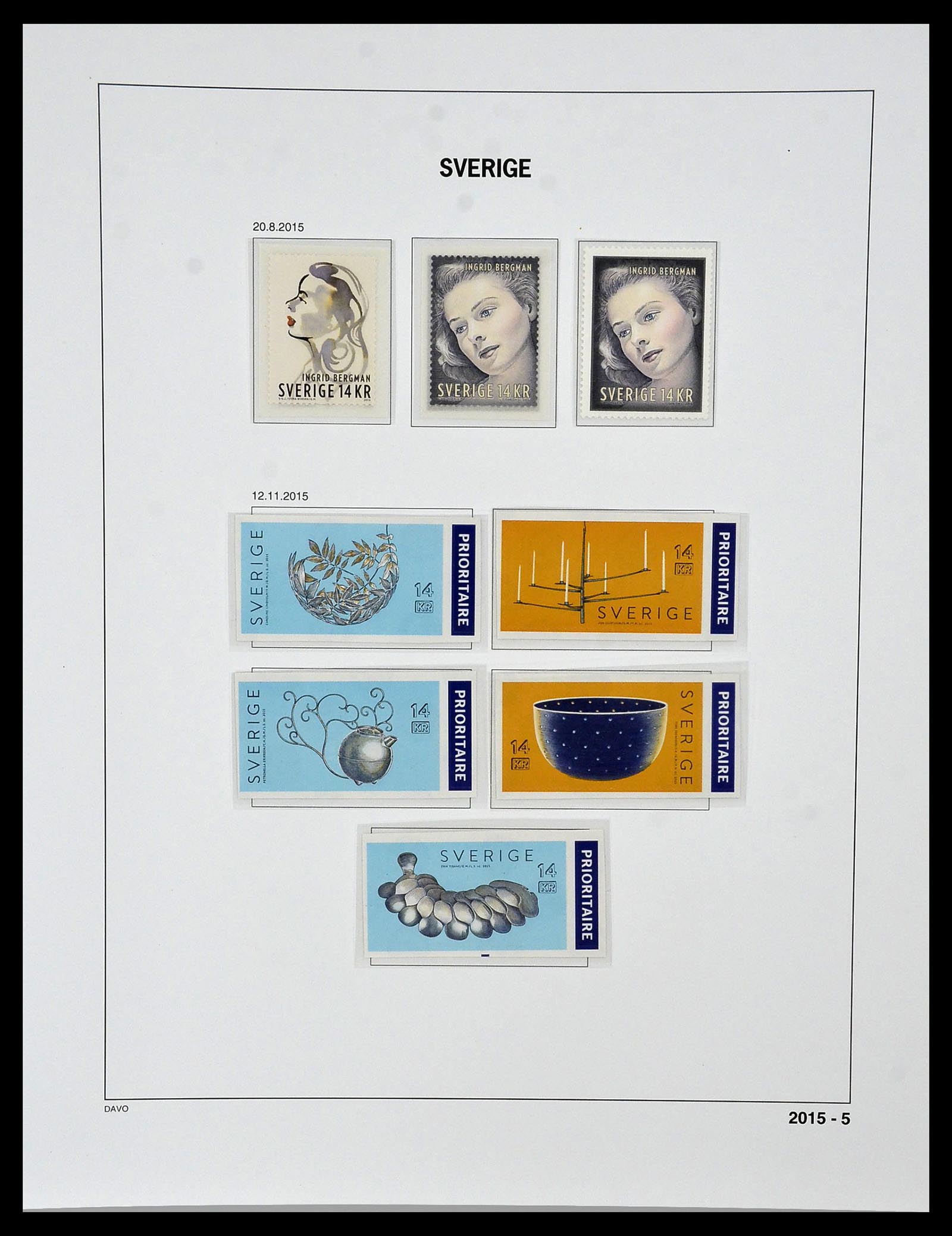34292 311 - Postzegelverzameling 34292 Zweden 1891-2015!