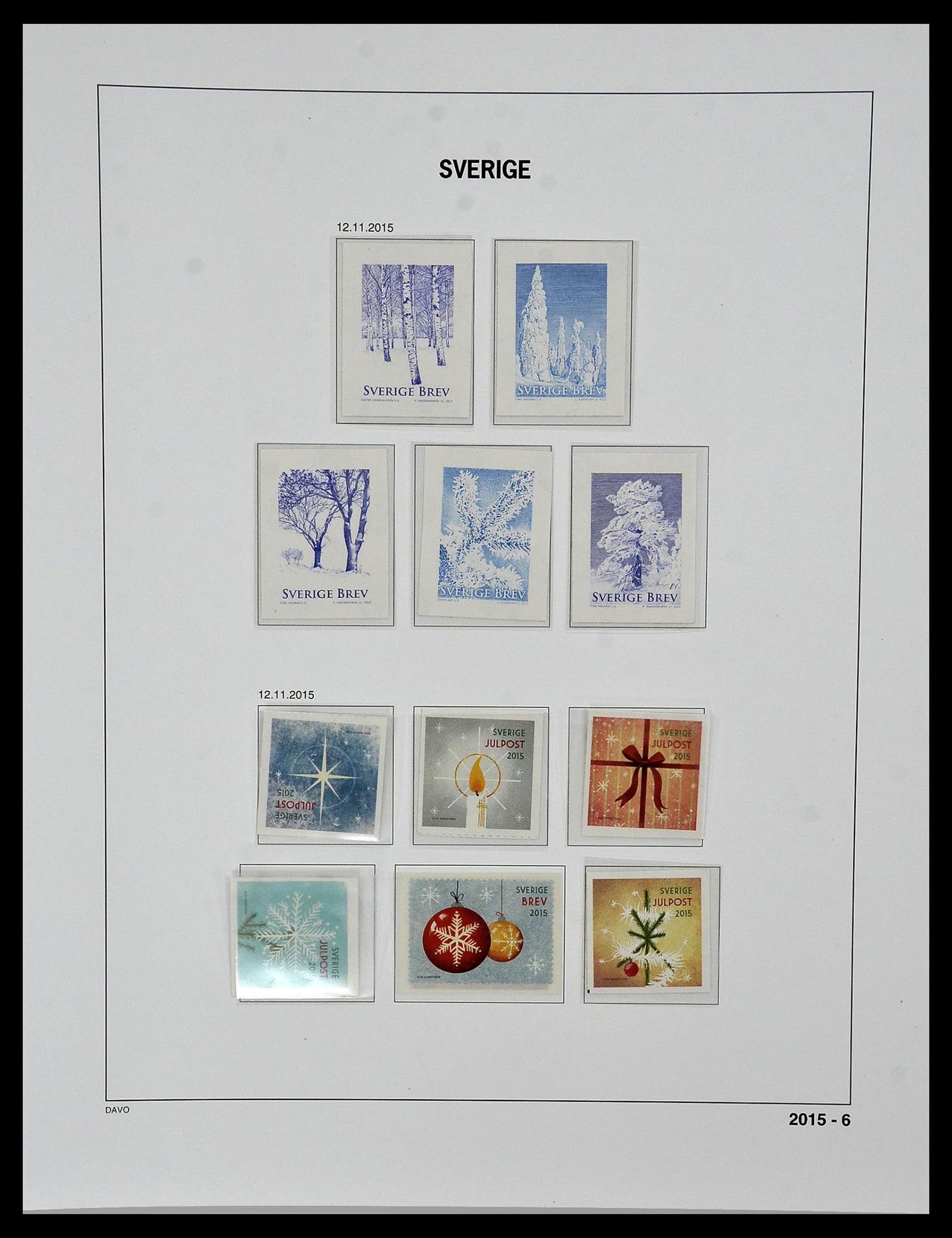 34292 312 - Postzegelverzameling 34292 Zweden 1891-2015!