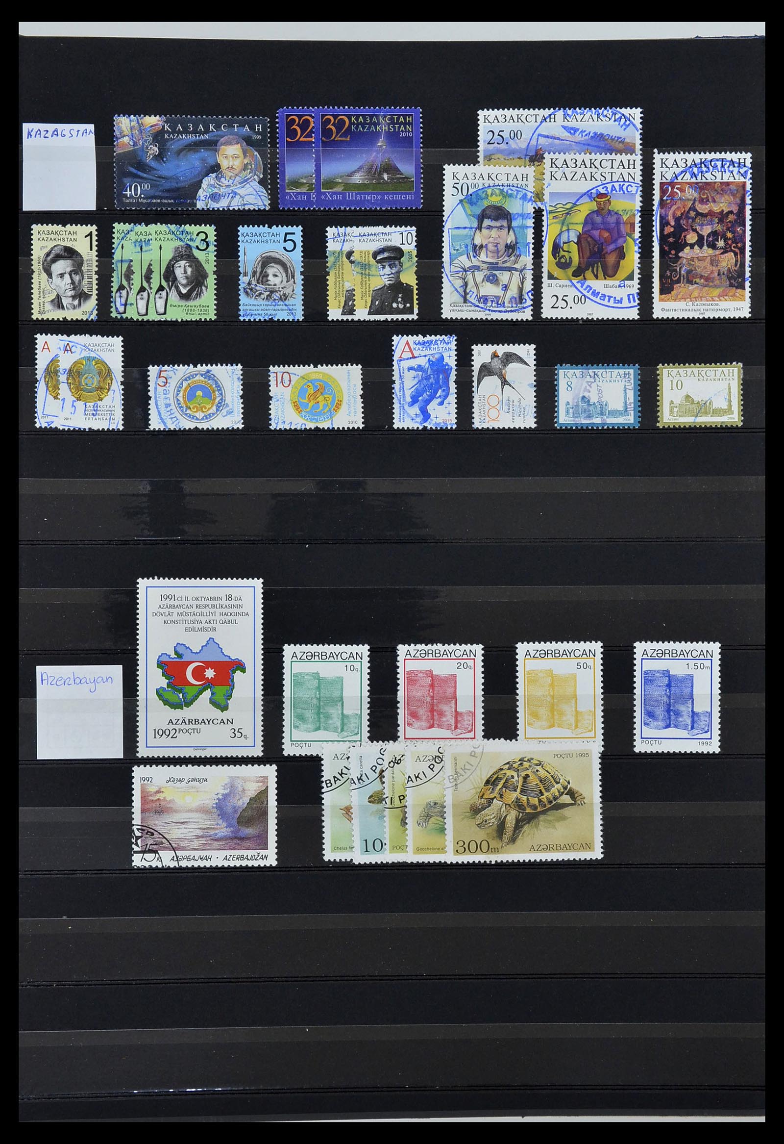 34294 008 - Postzegelverzameling 34294 Russische gebieden en back of the book 186