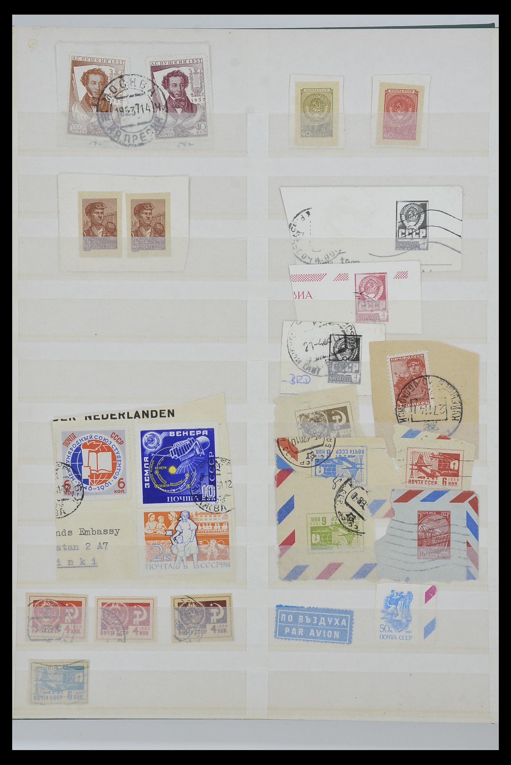 34294 042 - Postzegelverzameling 34294 Russische gebieden en back of the book 186