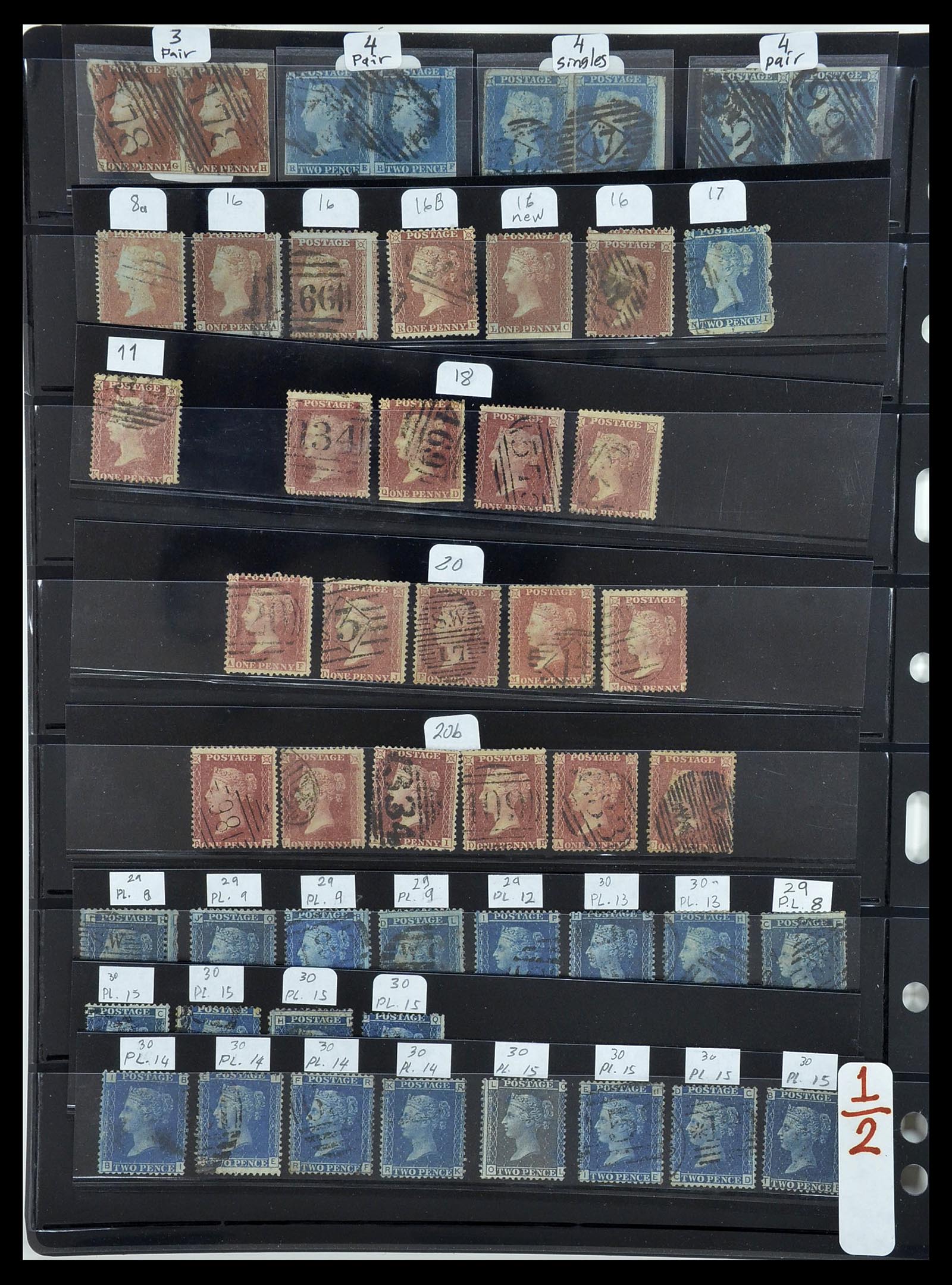 34300 002 - Stamp collection 34300 Great Britain and colonies 1841-1952.