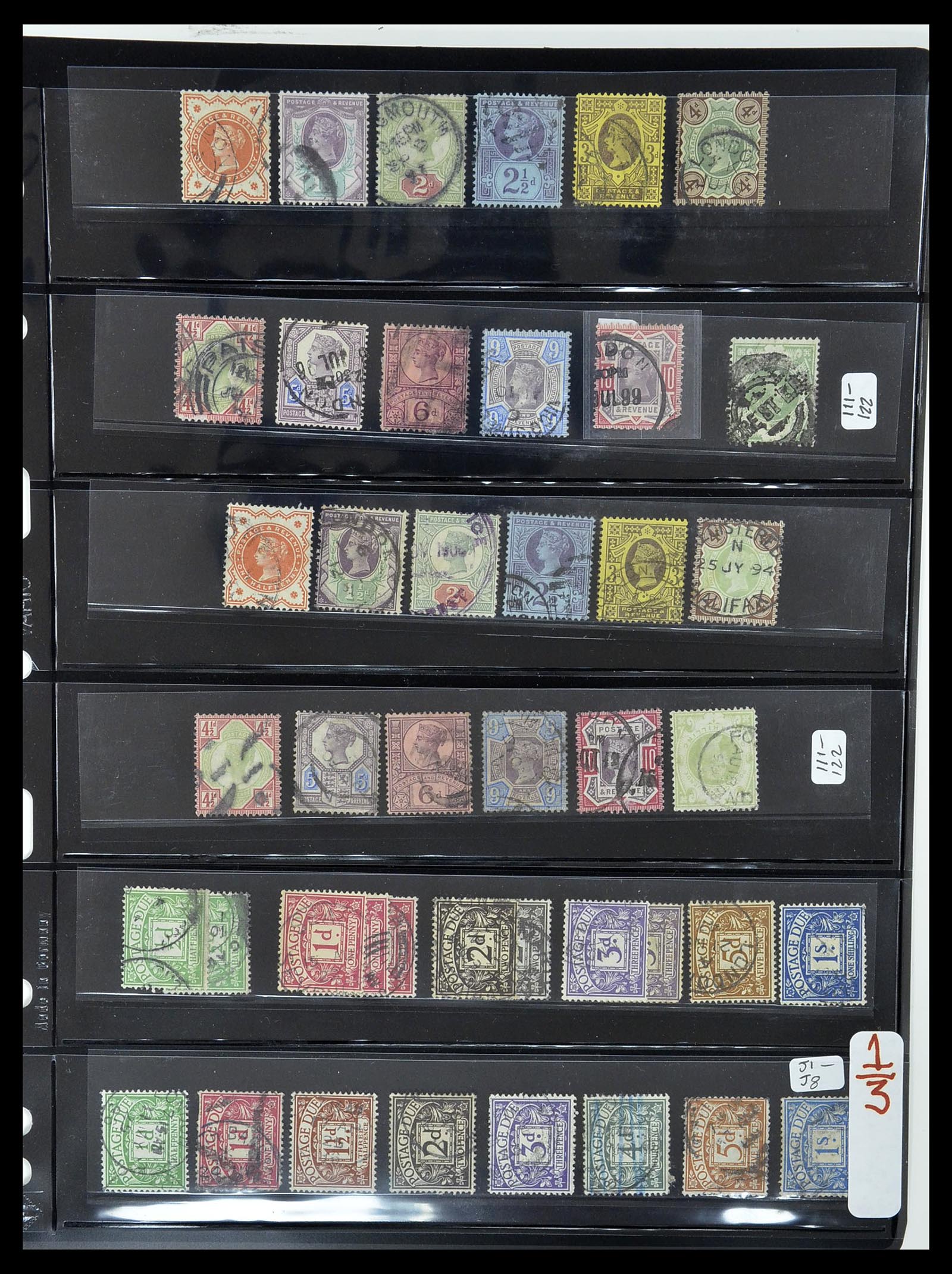 34300 003 - Stamp collection 34300 Great Britain and colonies 1841-1952.