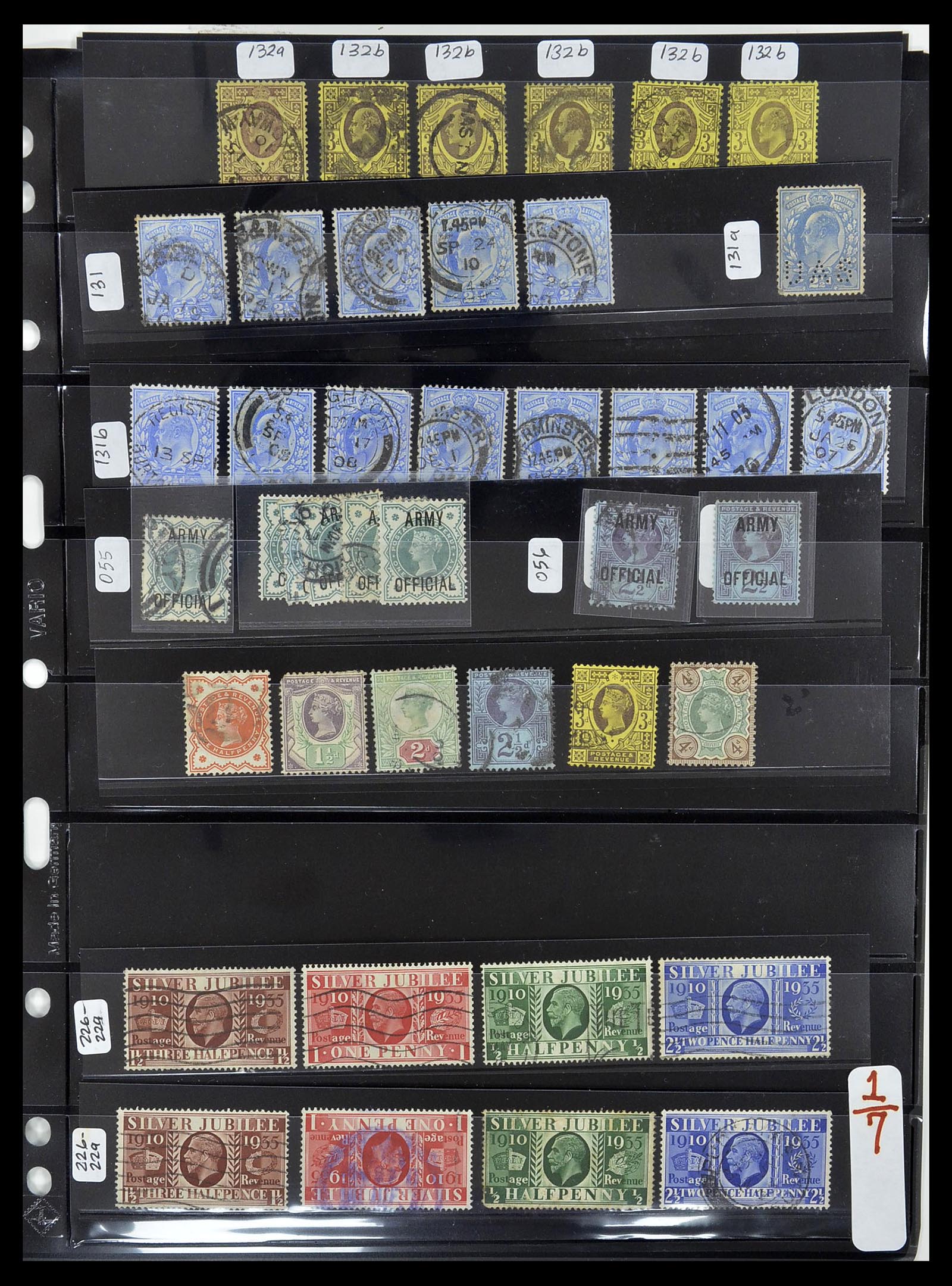 34300 007 - Stamp collection 34300 Great Britain and colonies 1841-1952.