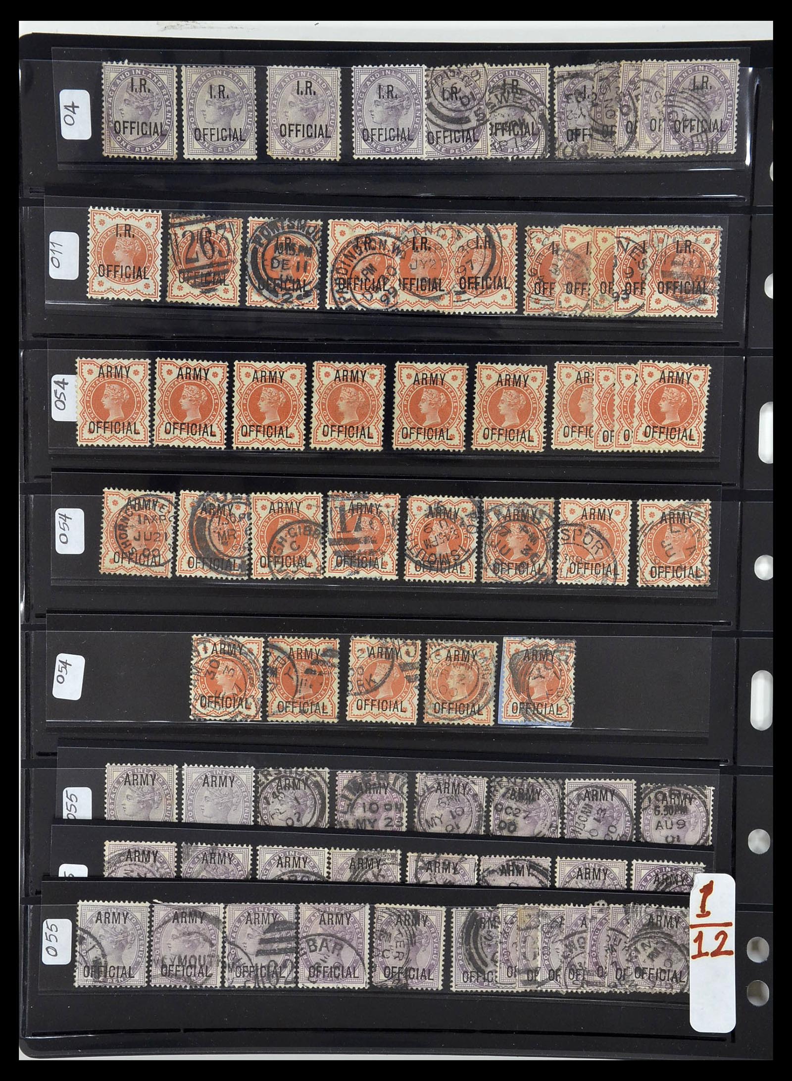 34300 012 - Stamp collection 34300 Great Britain and colonies 1841-1952.