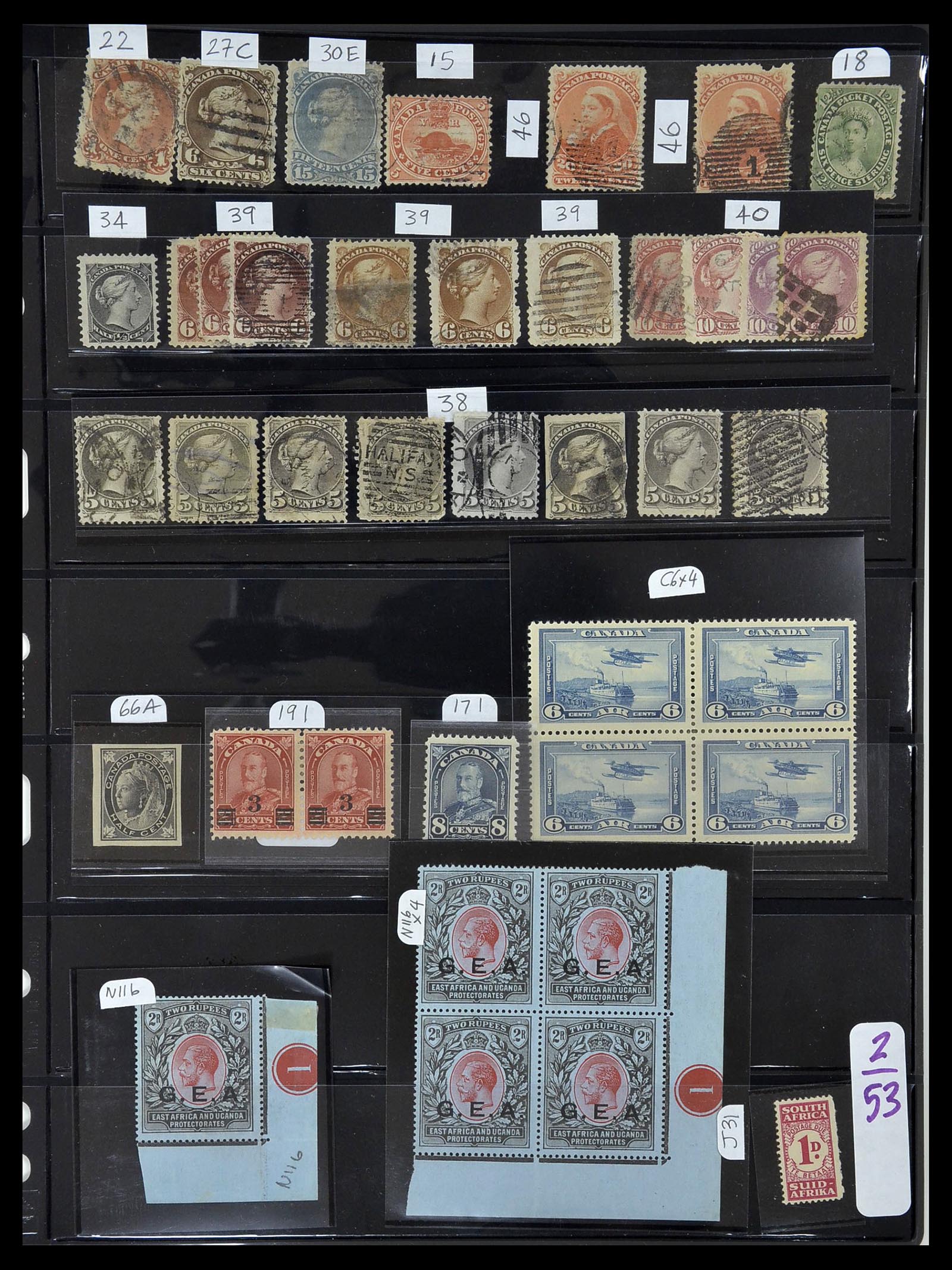34300 028 - Stamp collection 34300 Great Britain and colonies 1841-1952.