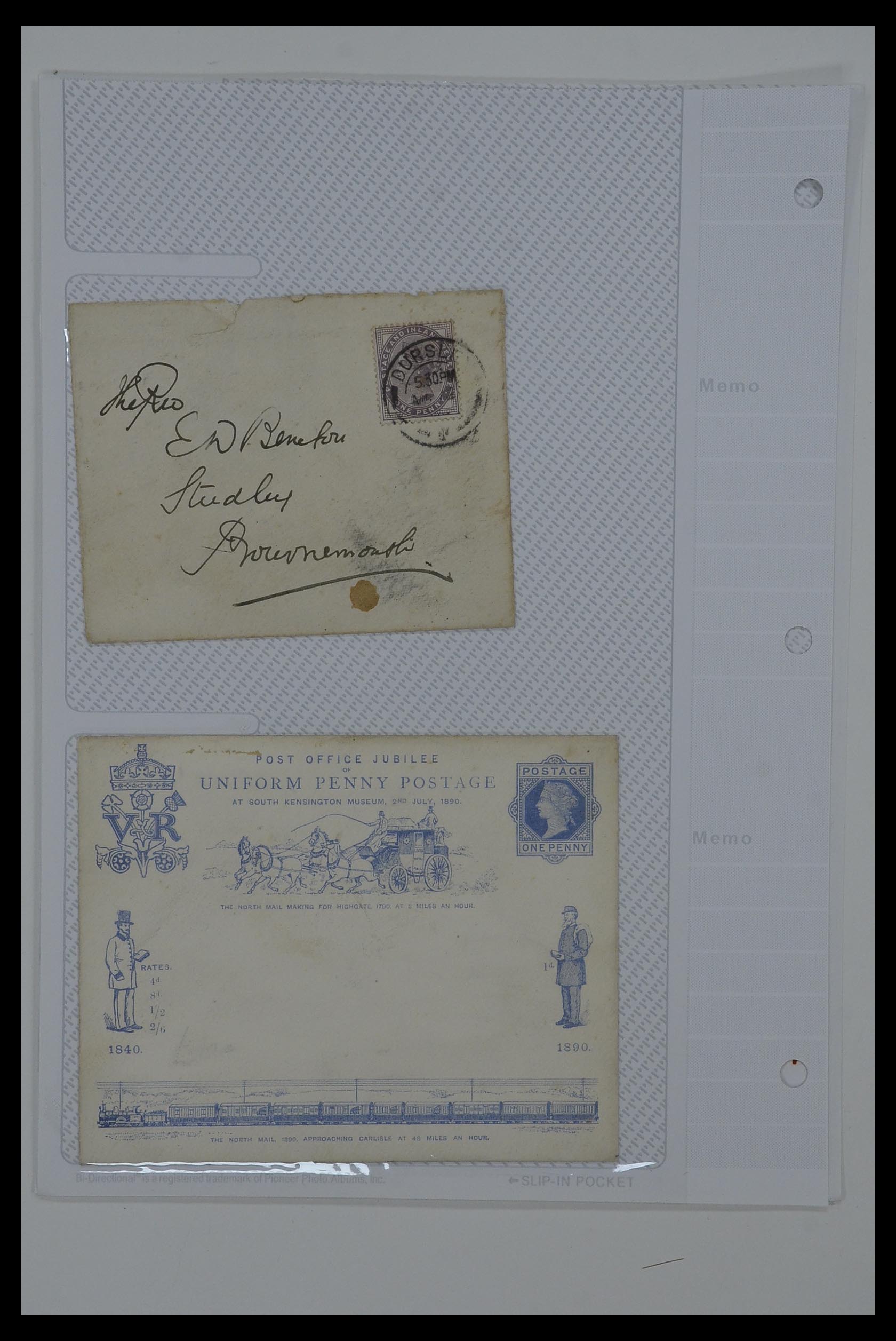 34300 051 - Stamp collection 34300 Great Britain and colonies 1841-1952.