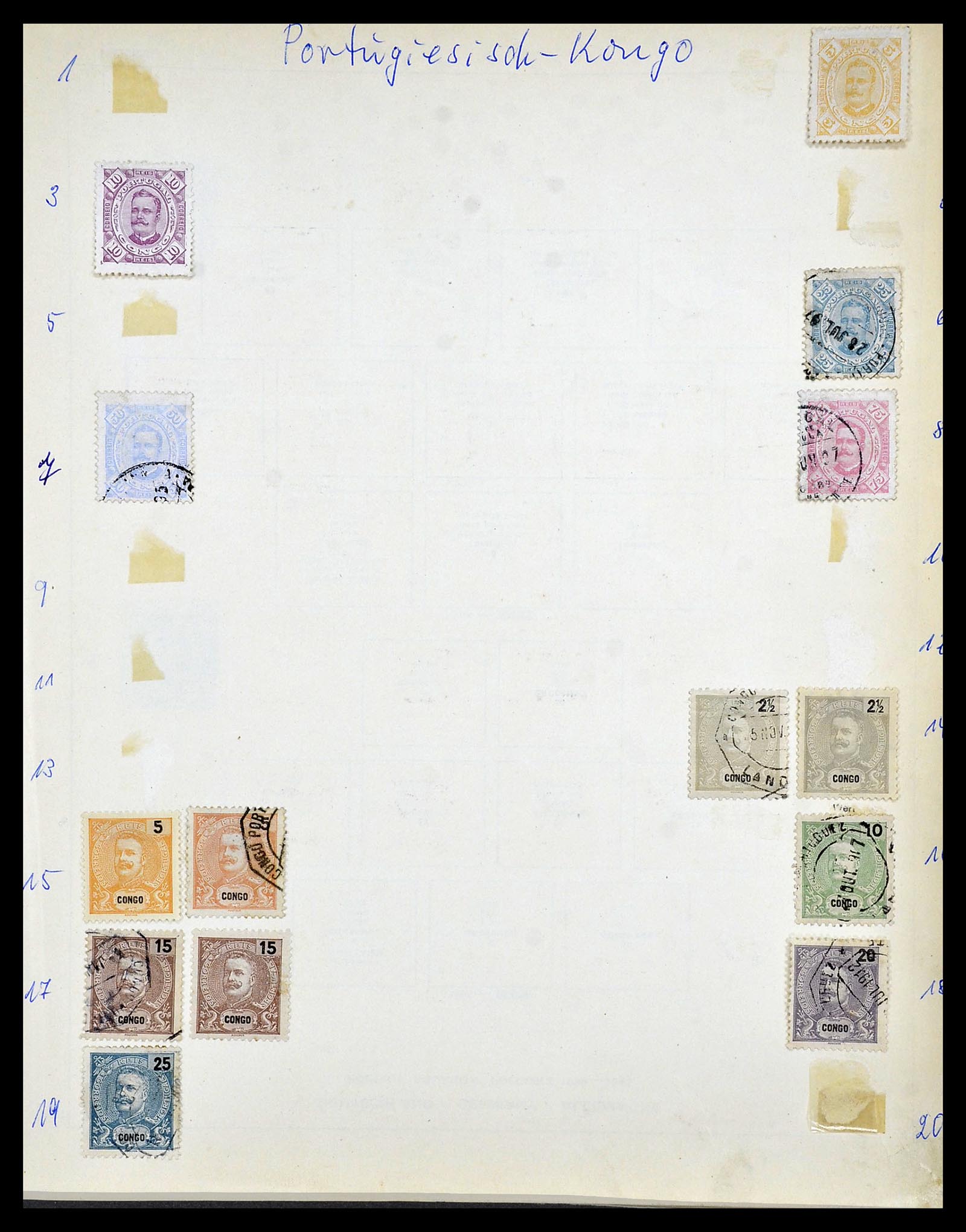 34305 001 - Postzegelverzameling 34305 Portugese koloniën 1870-1970.