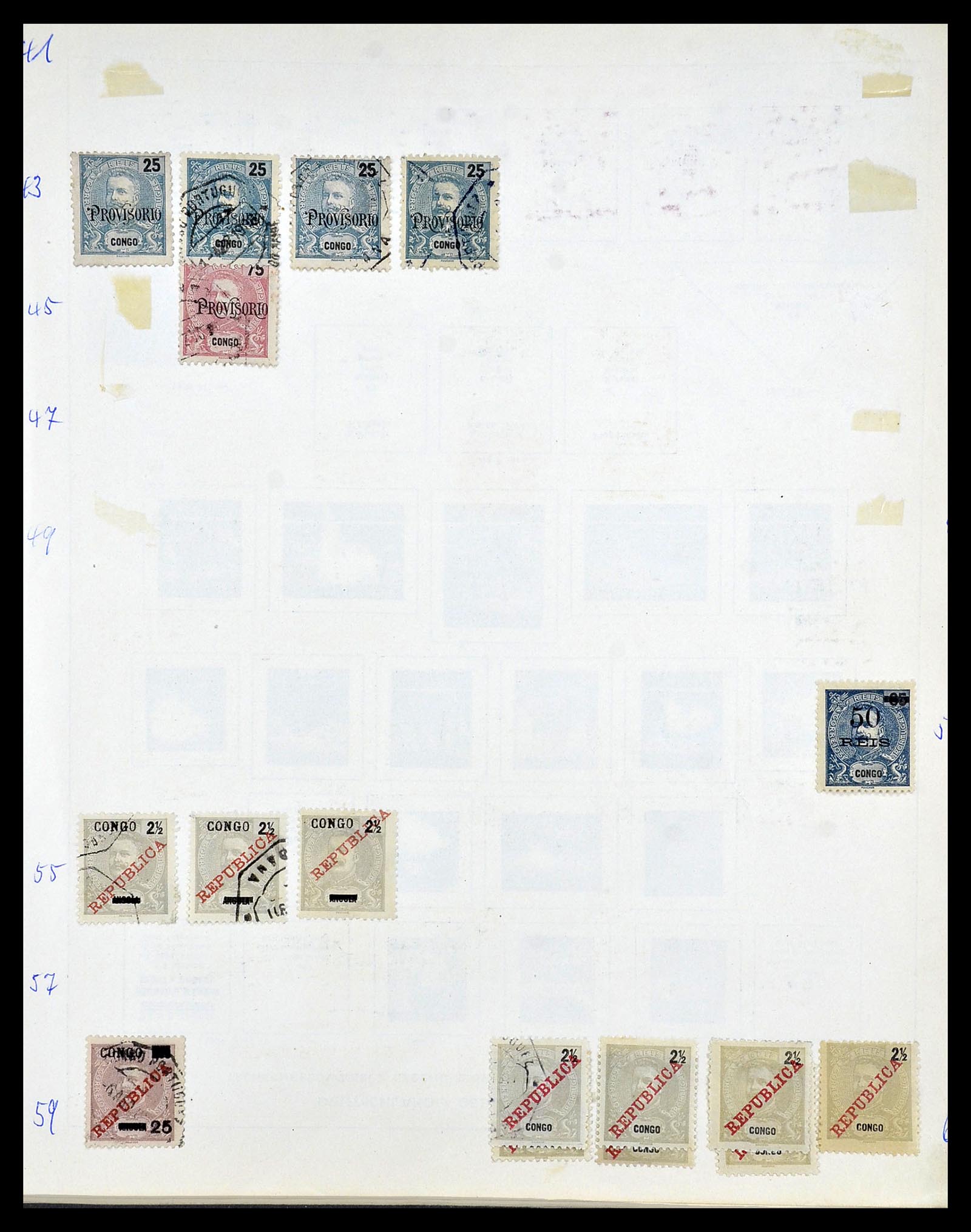 34305 003 - Postzegelverzameling 34305 Portugese koloniën 1870-1970.