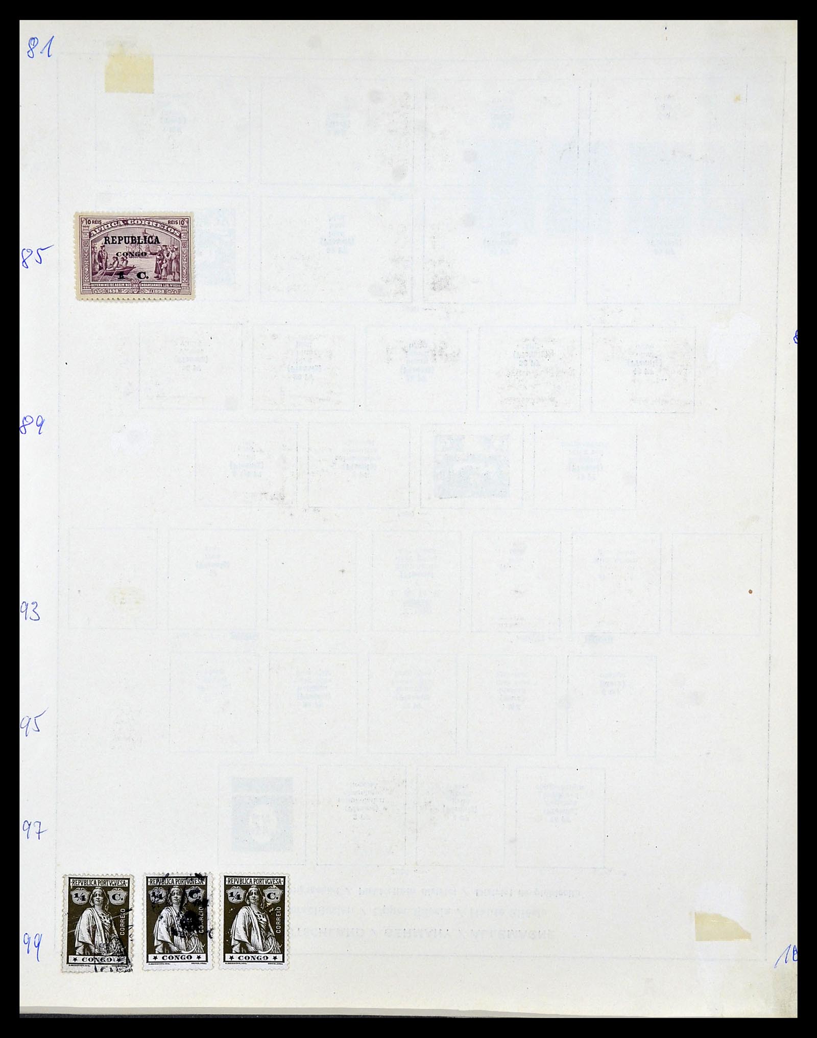 34305 005 - Postzegelverzameling 34305 Portugese koloniën 1870-1970.