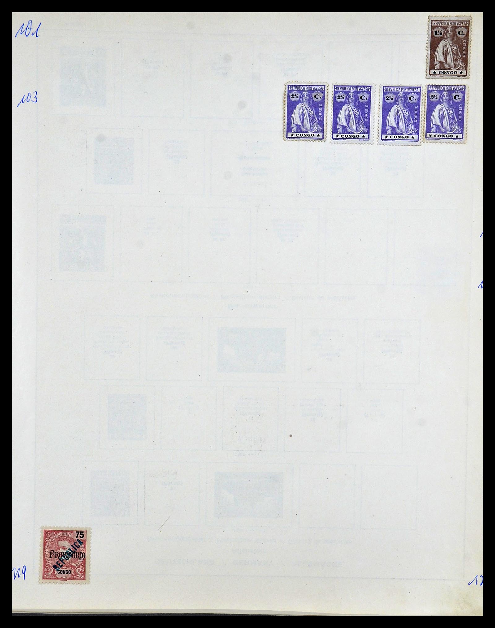 34305 006 - Postzegelverzameling 34305 Portugese koloniën 1870-1970.