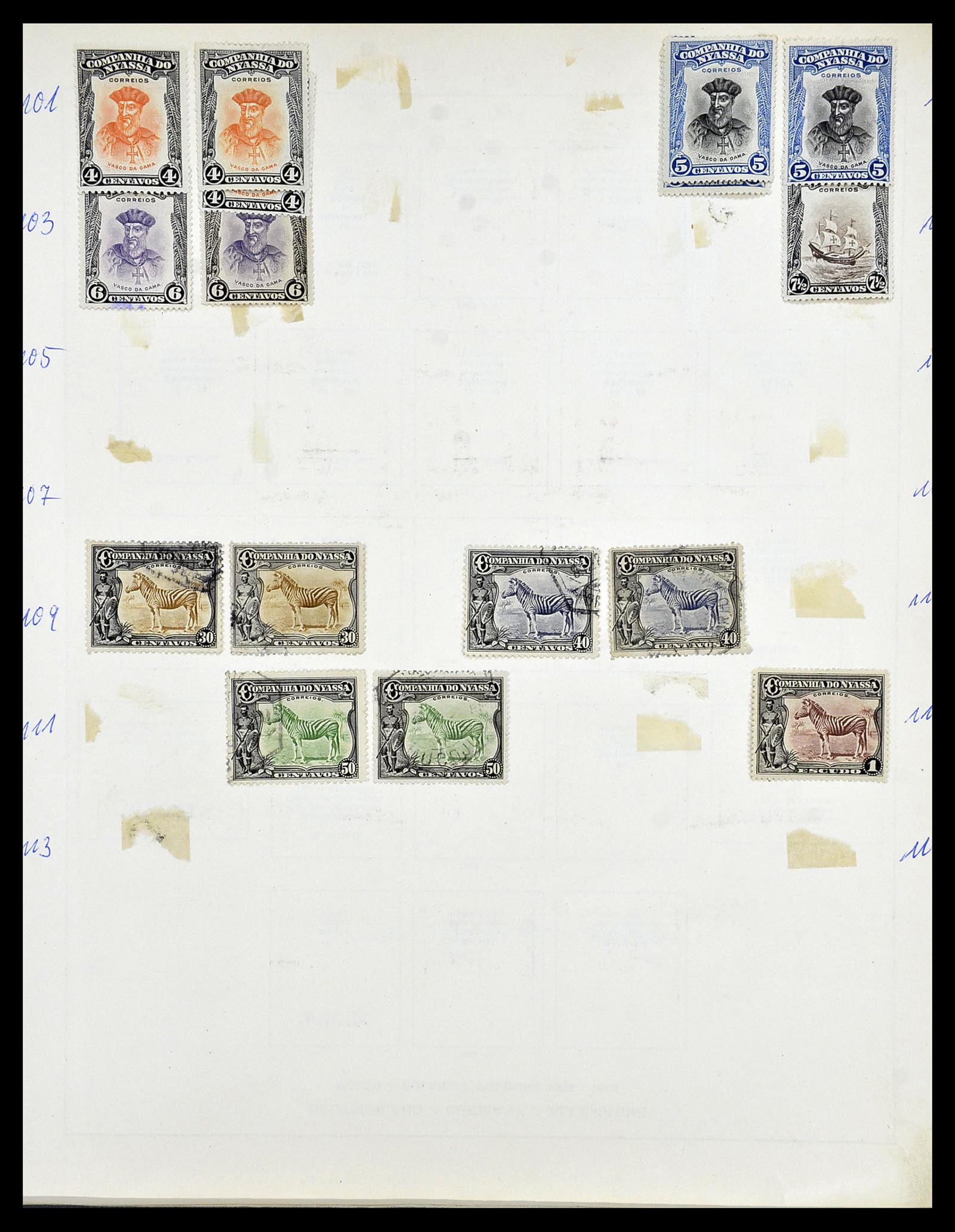 34305 013 - Postzegelverzameling 34305 Portugese koloniën 1870-1970.