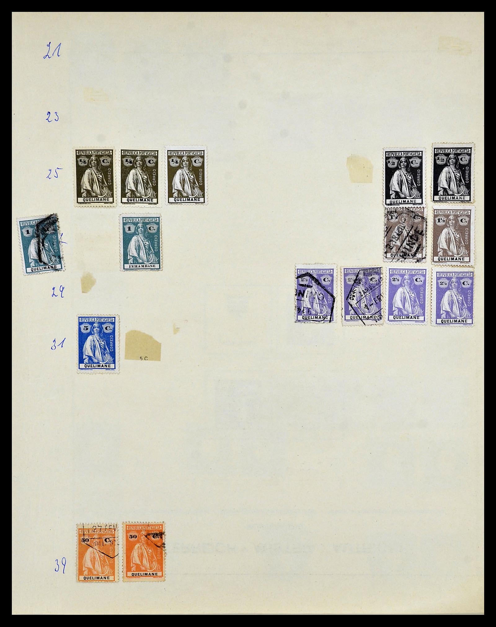 34305 014 - Postzegelverzameling 34305 Portugese koloniën 1870-1970.