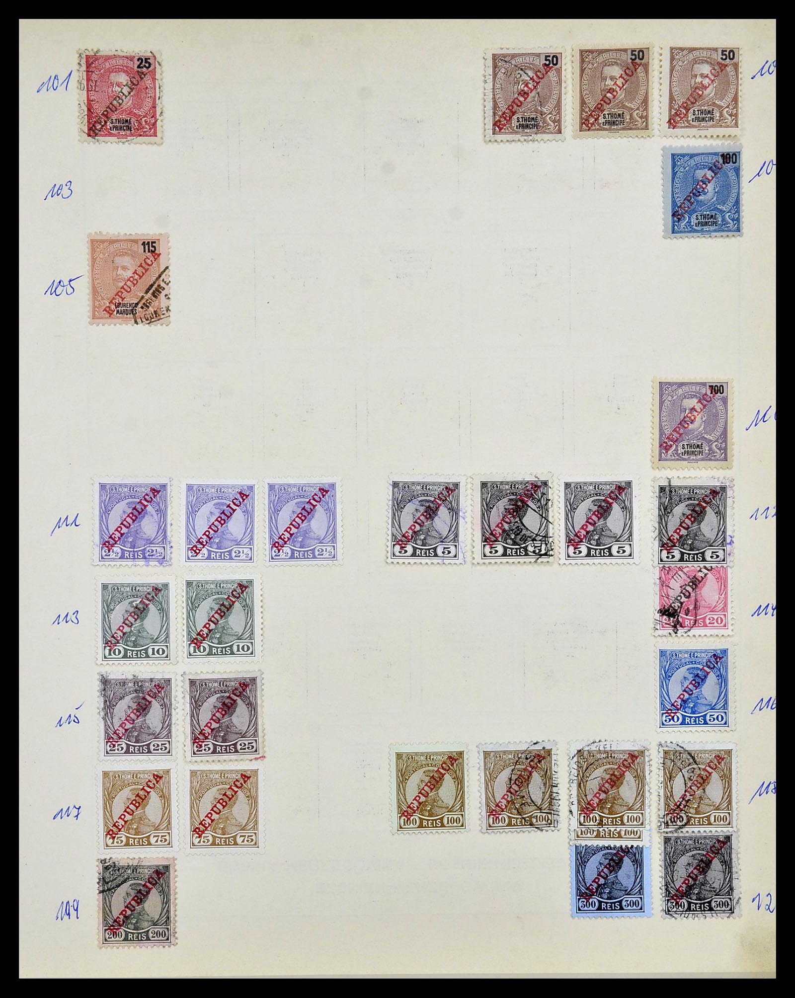 34305 020 - Stamp collection 34305 Portugese colonies 1870-1970.