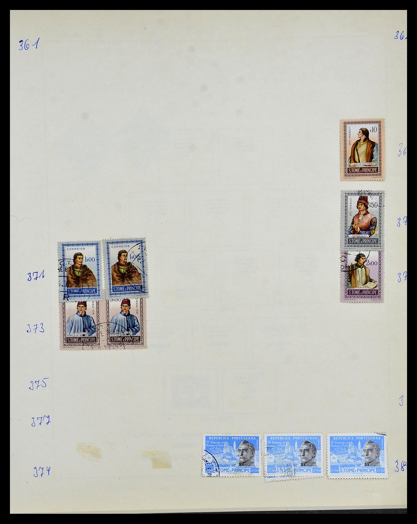 34305 030 - Postzegelverzameling 34305 Portugese koloniën 1870-1970.