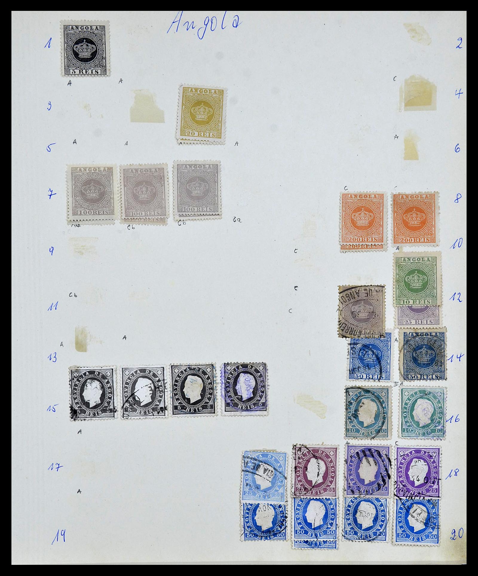 34305 035 - Postzegelverzameling 34305 Portugese koloniën 1870-1970.