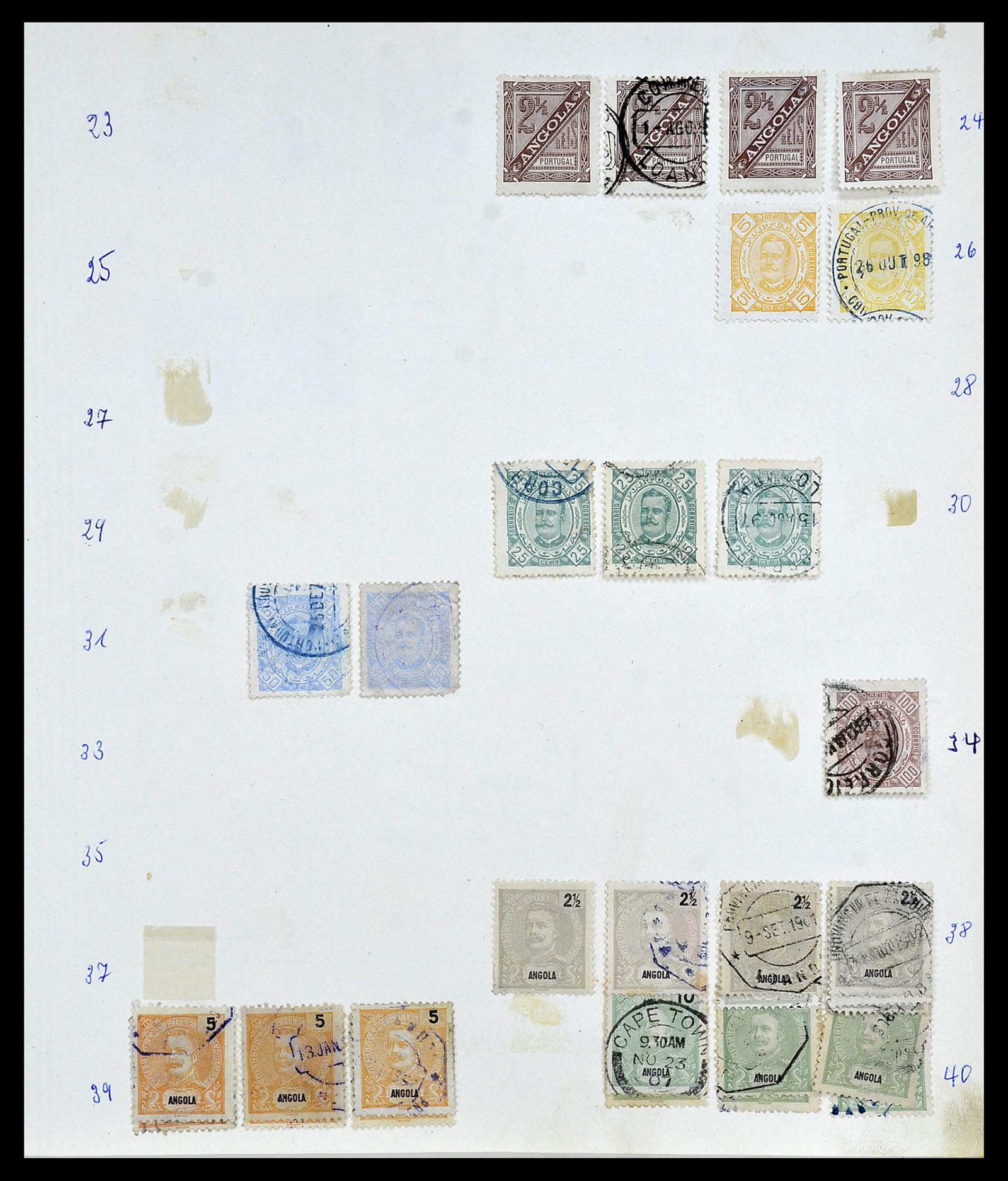 34305 036 - Postzegelverzameling 34305 Portugese koloniën 1870-1970.