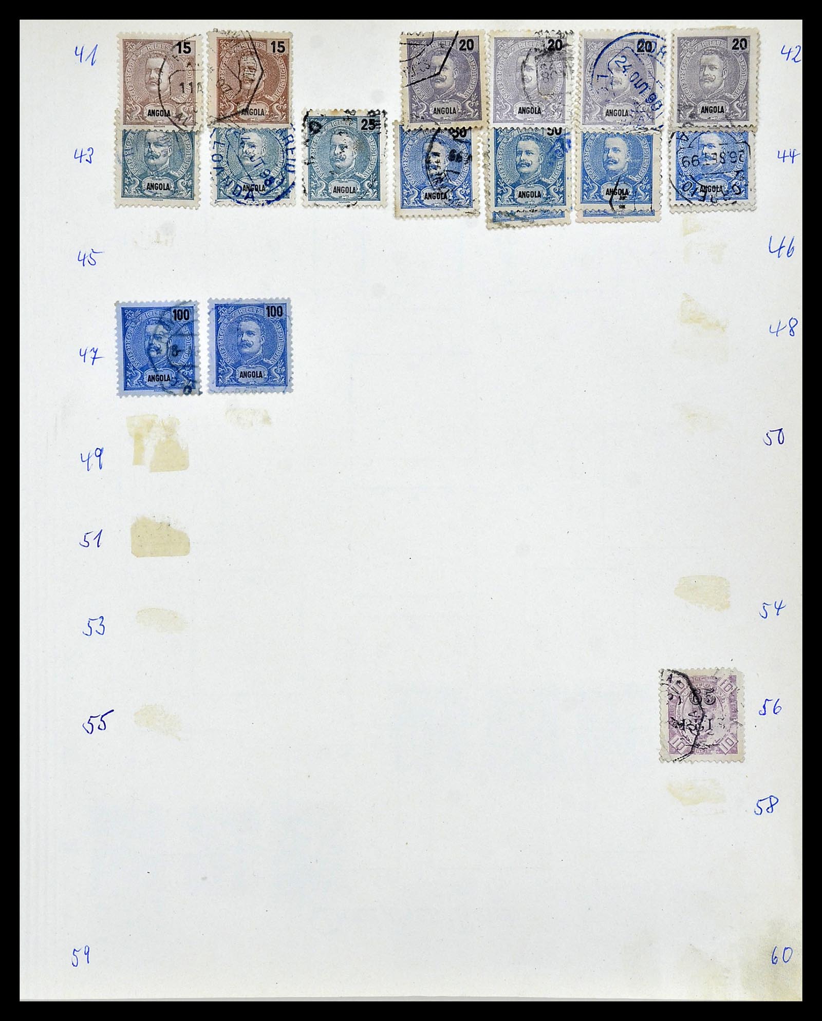 34305 037 - Postzegelverzameling 34305 Portugese koloniën 1870-1970.