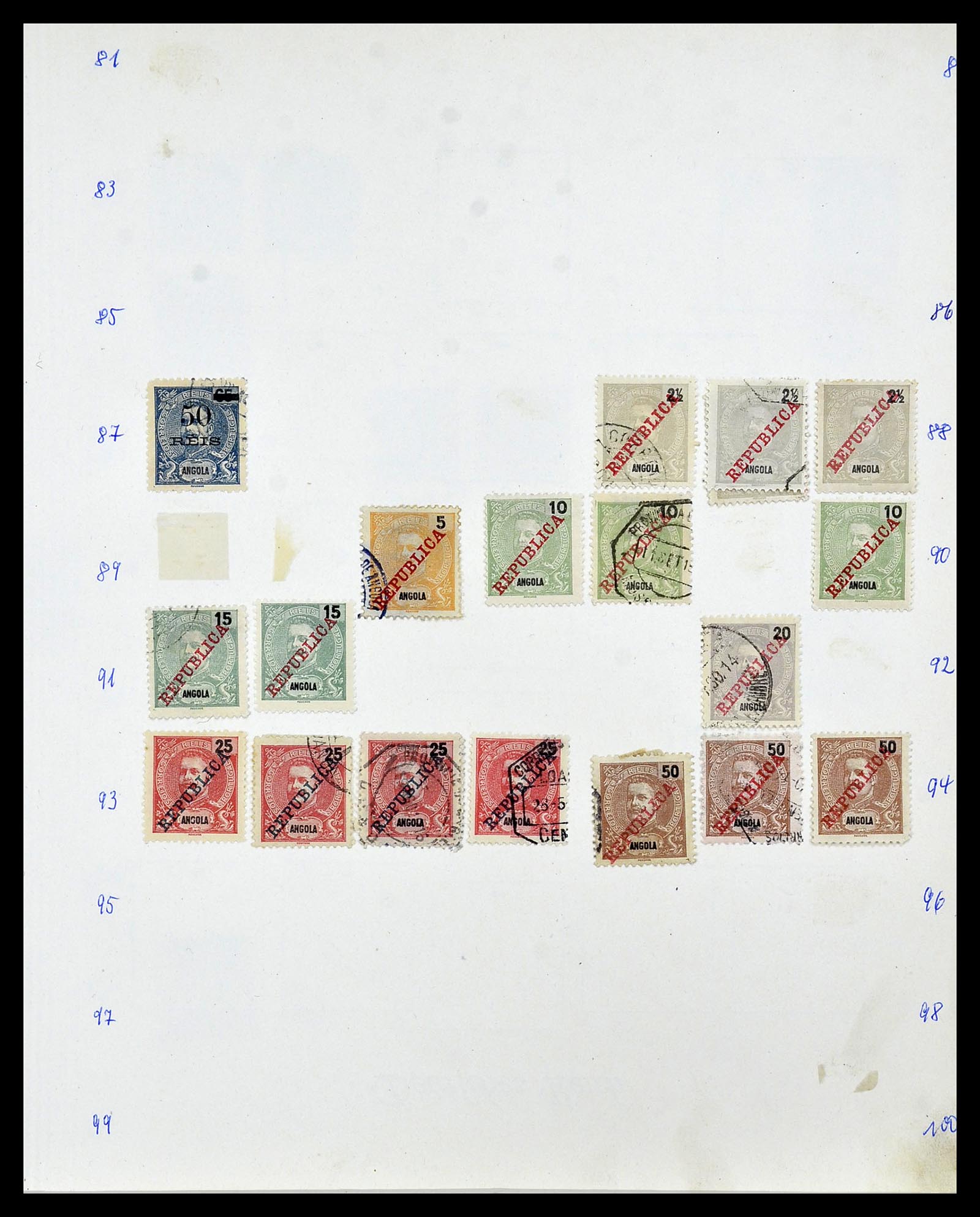 34305 039 - Postzegelverzameling 34305 Portugese koloniën 1870-1970.
