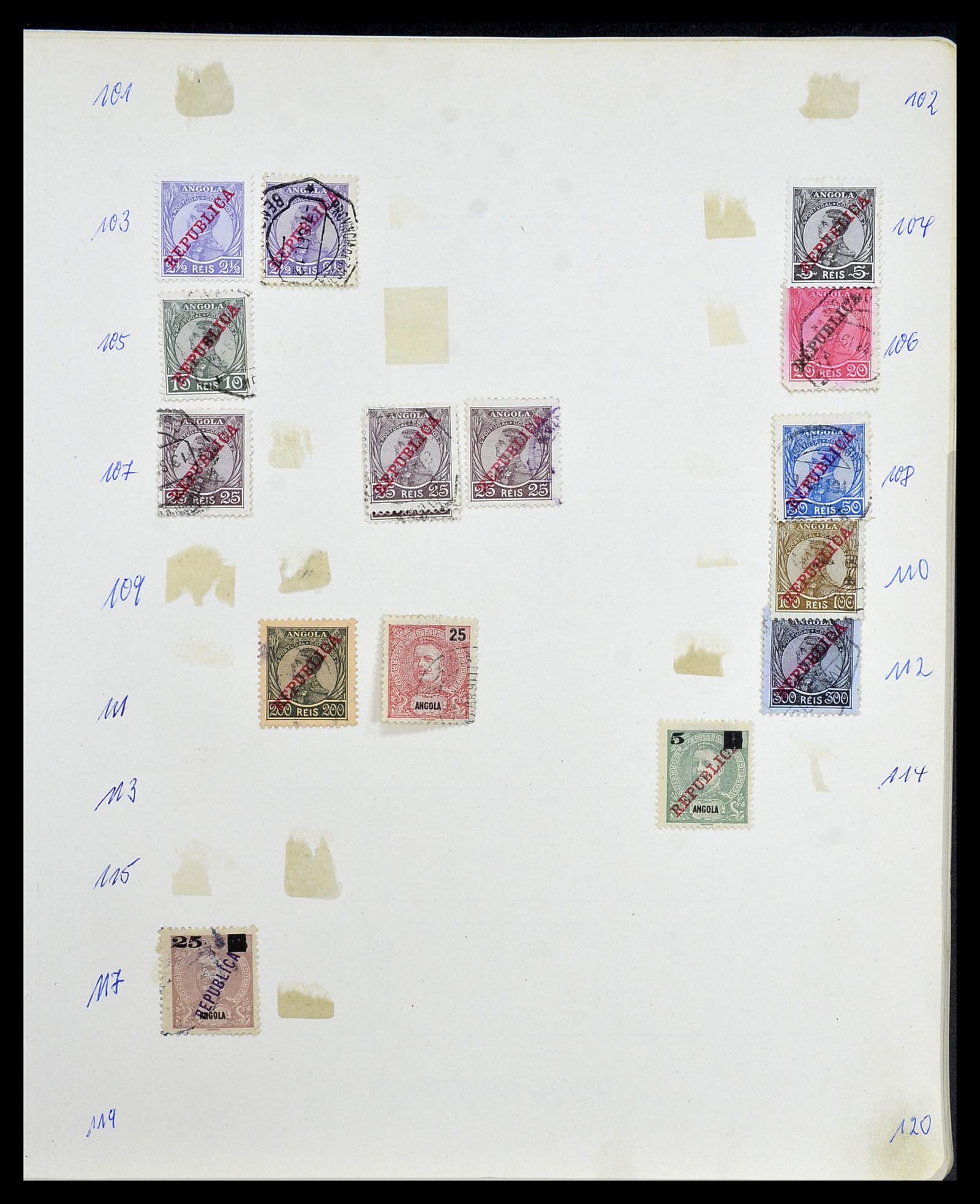 34305 040 - Postzegelverzameling 34305 Portugese koloniën 1870-1970.