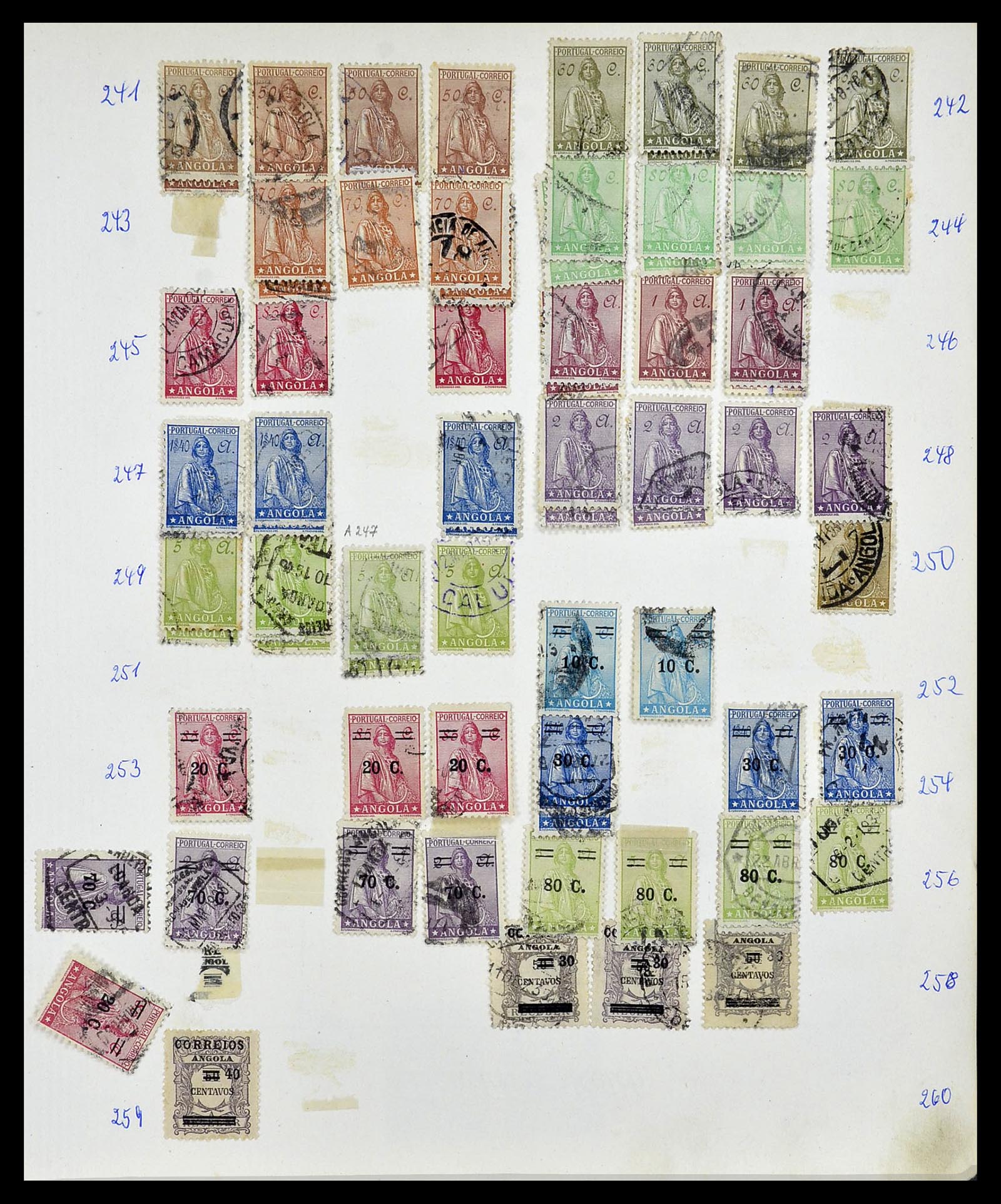 34305 046 - Postzegelverzameling 34305 Portugese koloniën 1870-1970.