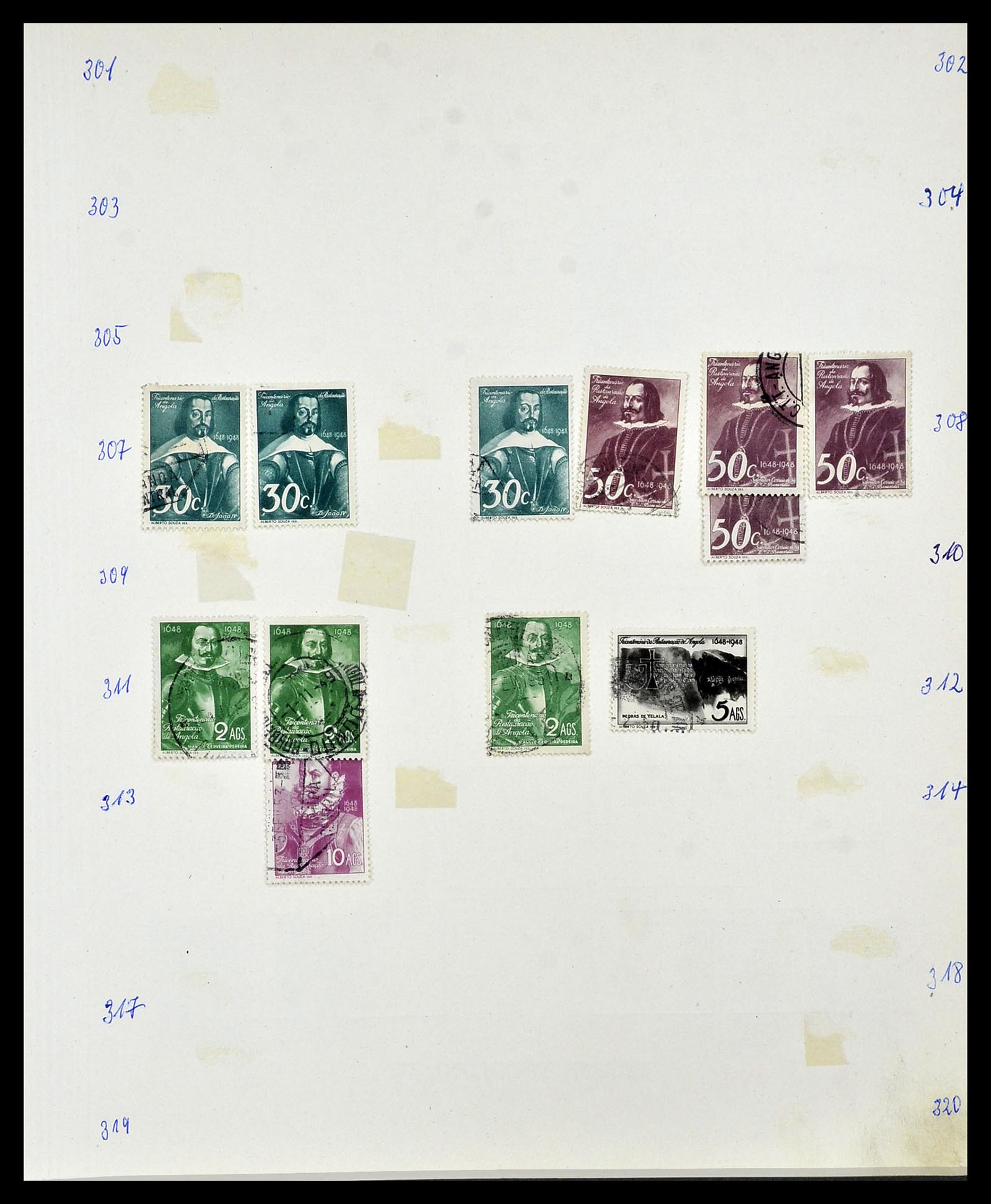 34305 049 - Postzegelverzameling 34305 Portugese koloniën 1870-1970.