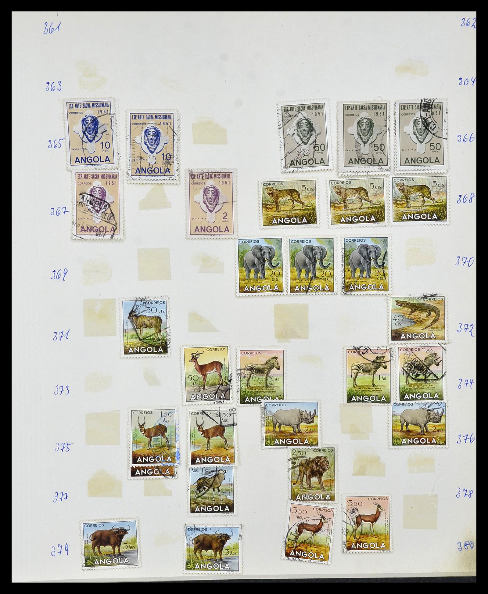 34305 052 - Postzegelverzameling 34305 Portugese koloniën 1870-1970.