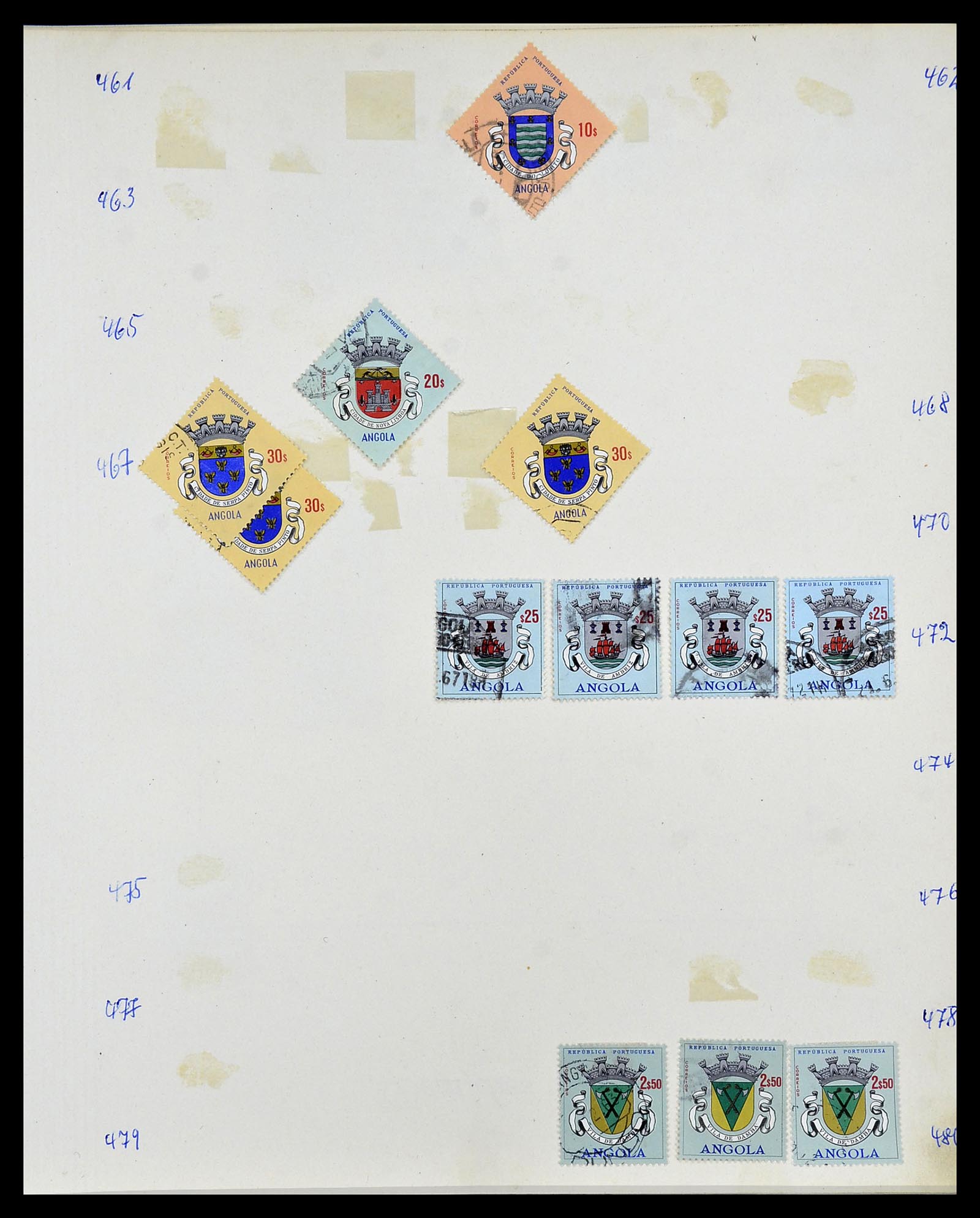 34305 057 - Postzegelverzameling 34305 Portugese koloniën 1870-1970.