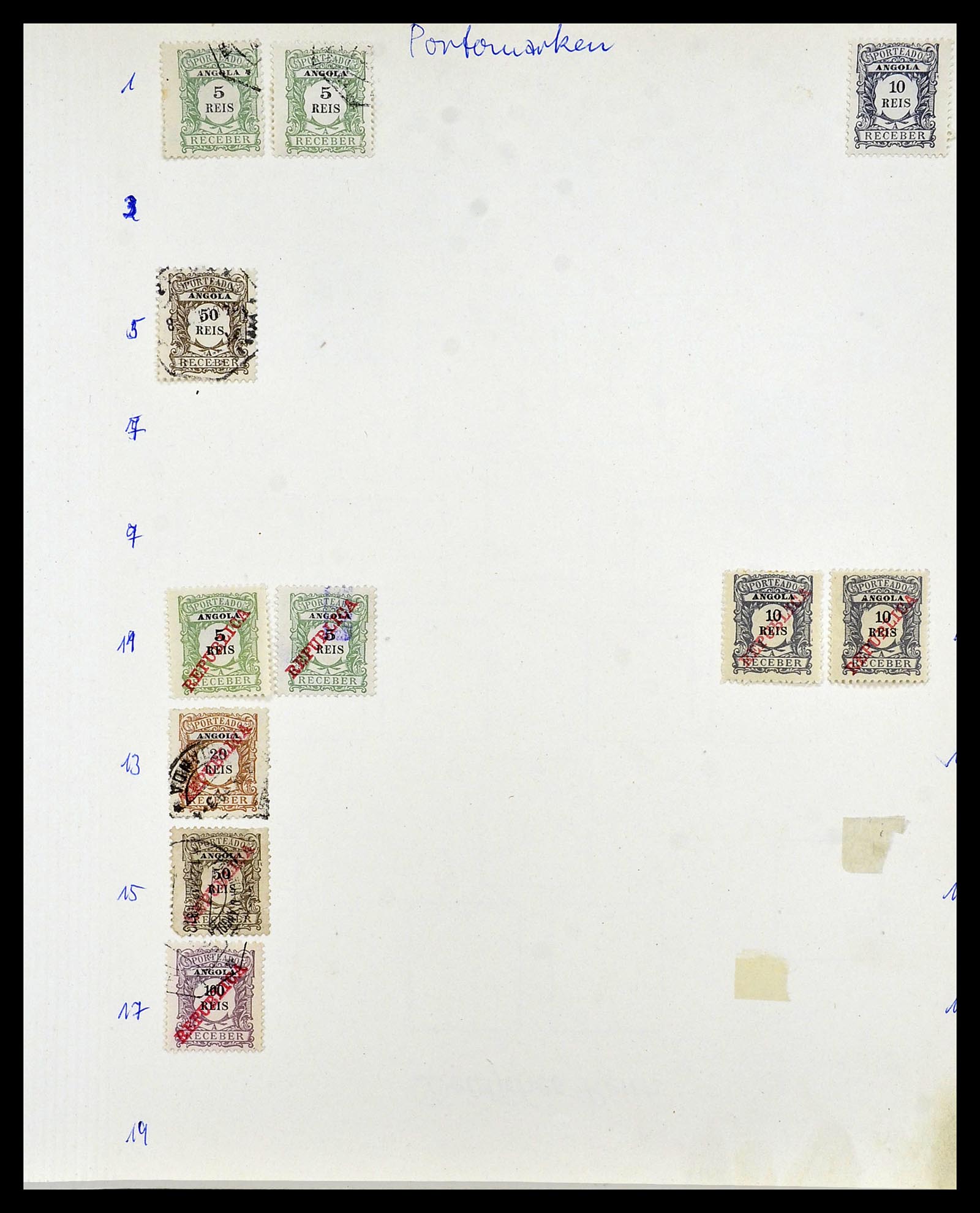 34305 063 - Postzegelverzameling 34305 Portugese koloniën 1870-1970.