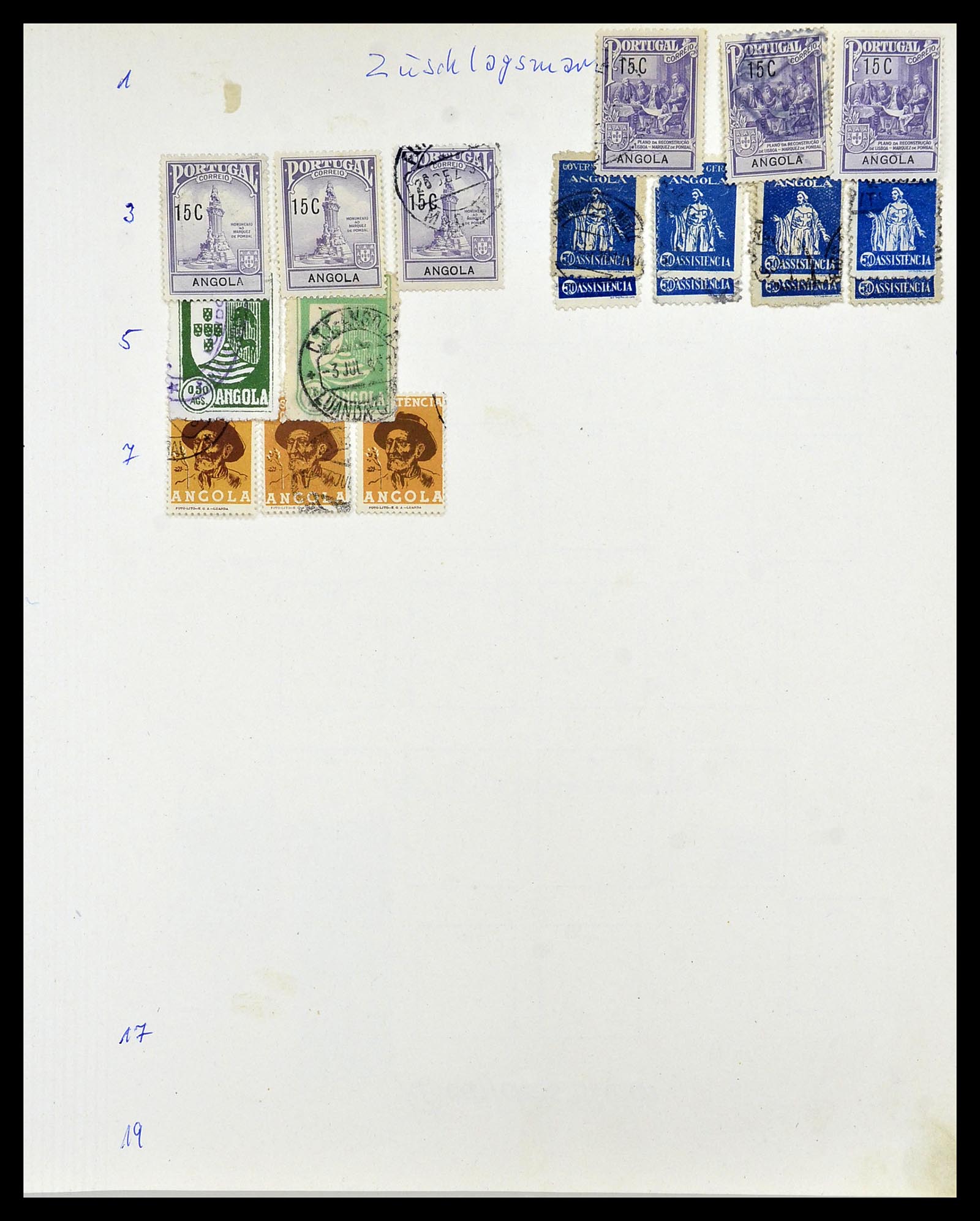 34305 065 - Postzegelverzameling 34305 Portugese koloniën 1870-1970.
