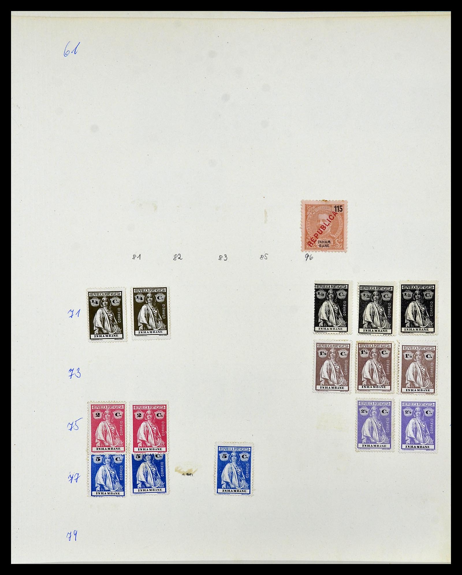 34305 093 - Postzegelverzameling 34305 Portugese koloniën 1870-1970.