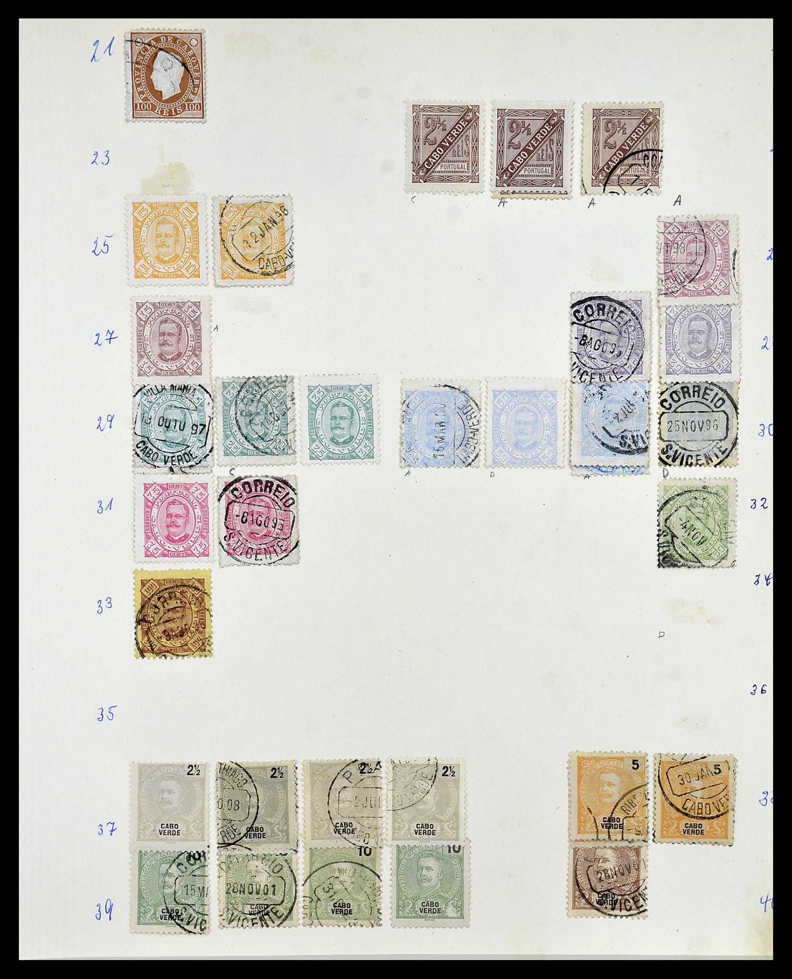 34305 095 - Postzegelverzameling 34305 Portugese koloniën 1870-1970.
