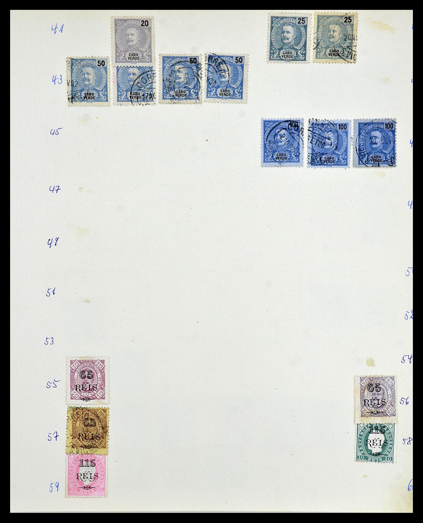 34305 096 - Postzegelverzameling 34305 Portugese koloniën 1870-1970.