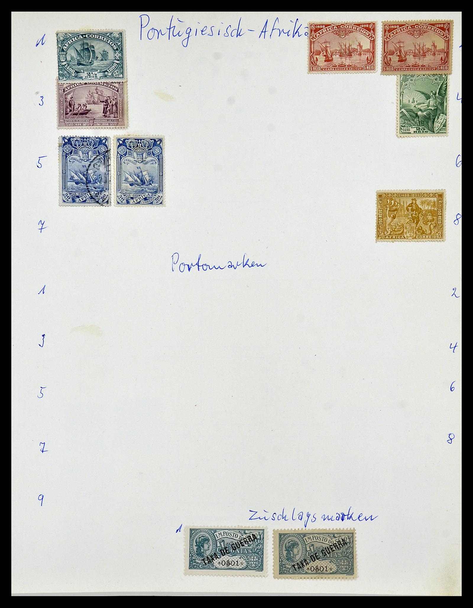 34305 218 - Postzegelverzameling 34305 Portugese koloniën 1870-1970.