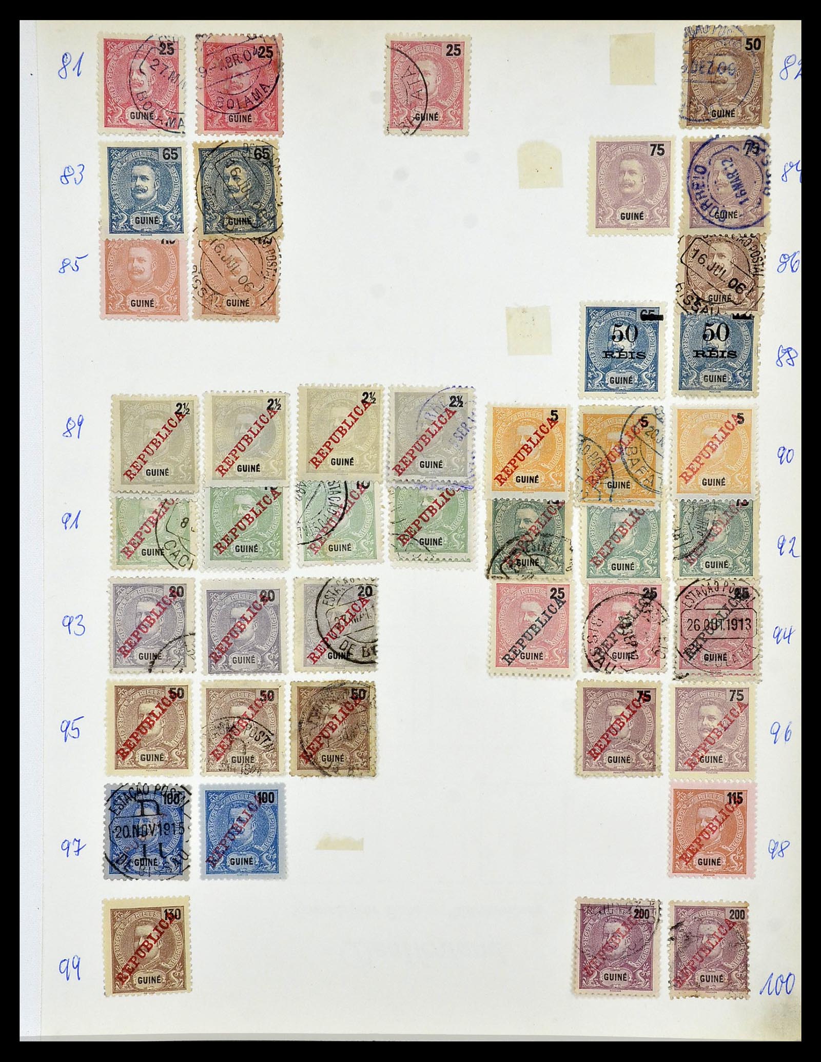 34305 223 - Postzegelverzameling 34305 Portugese koloniën 1870-1970.