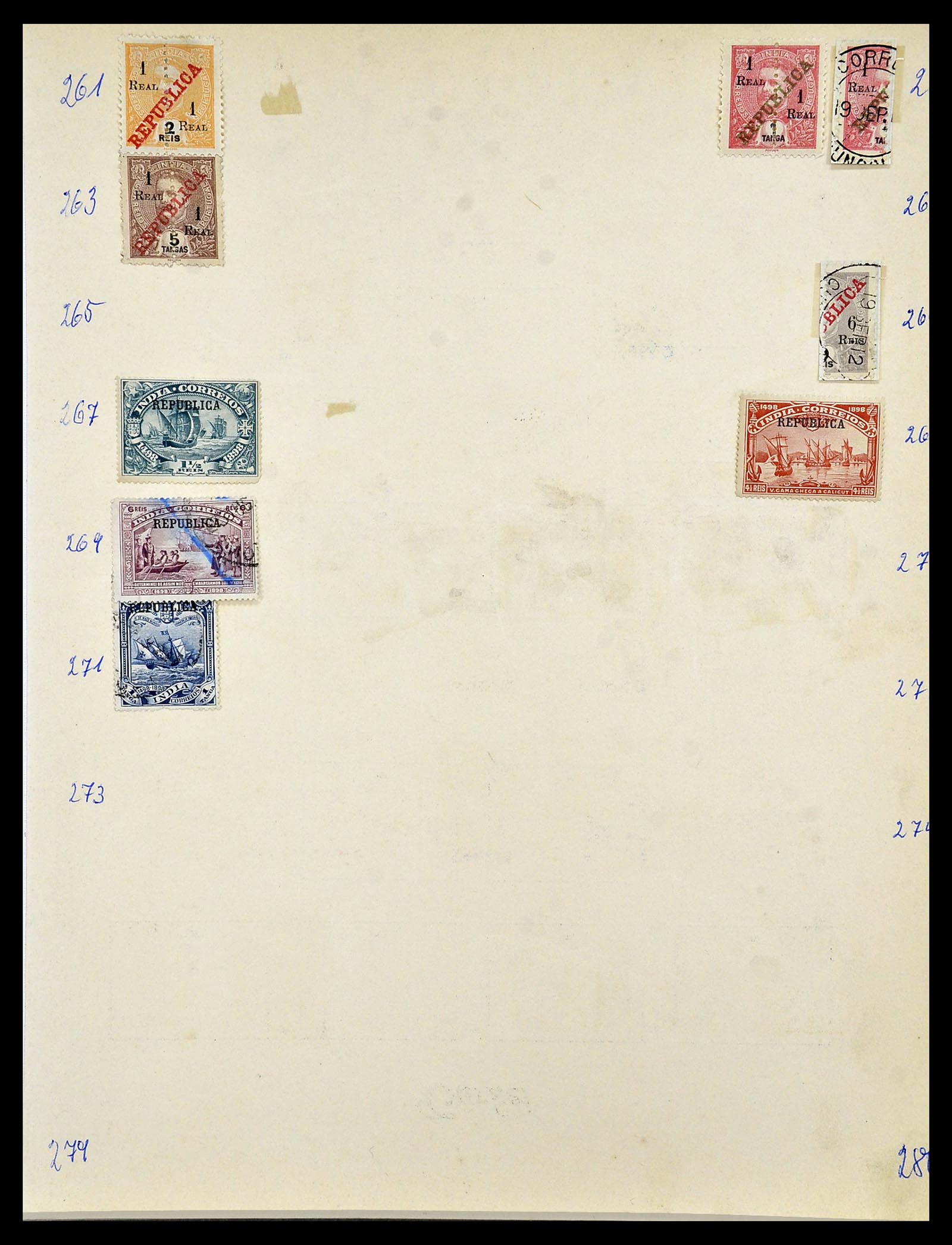 34305 246 - Postzegelverzameling 34305 Portugese koloniën 1870-1970.