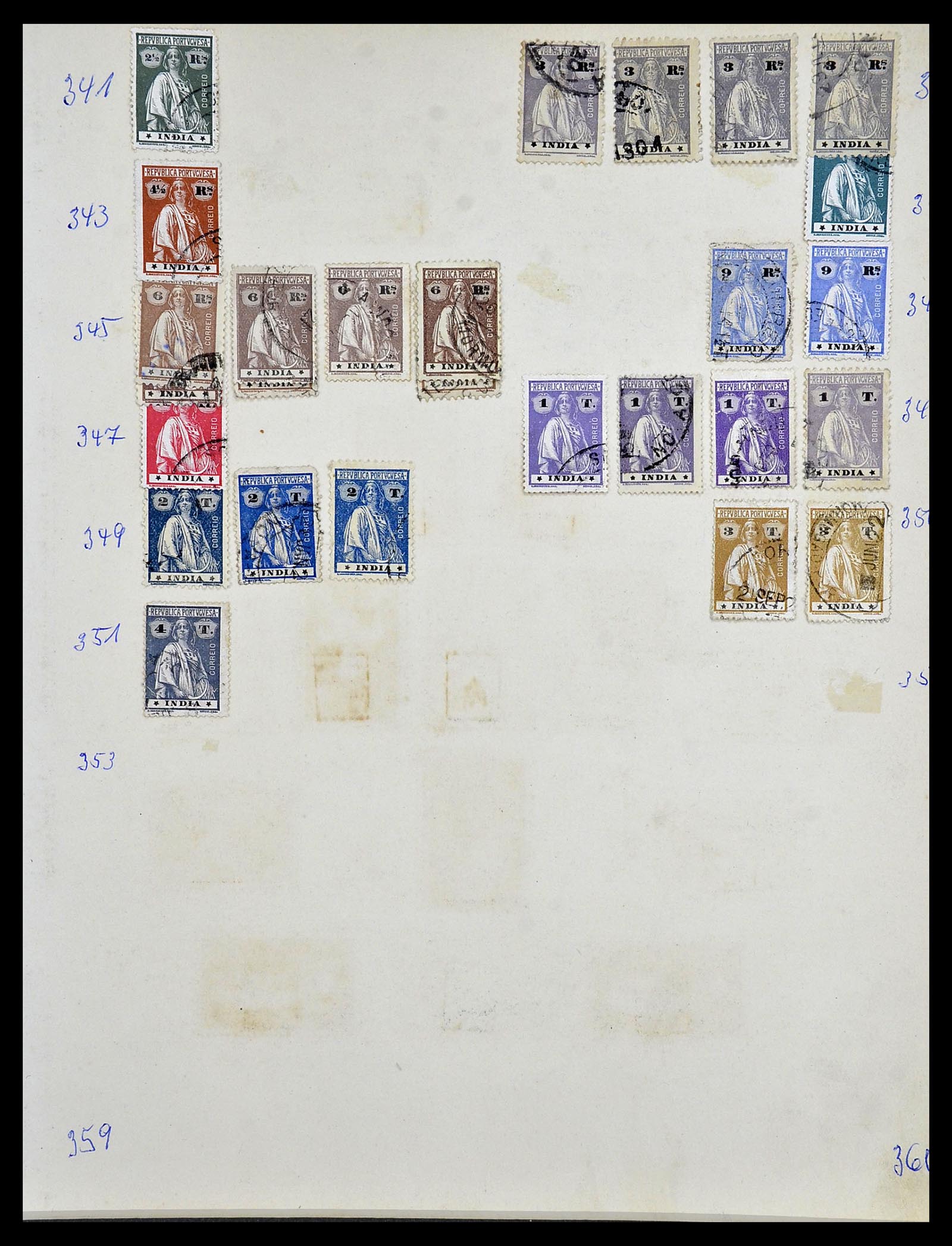34305 248 - Postzegelverzameling 34305 Portugese koloniën 1870-1970.